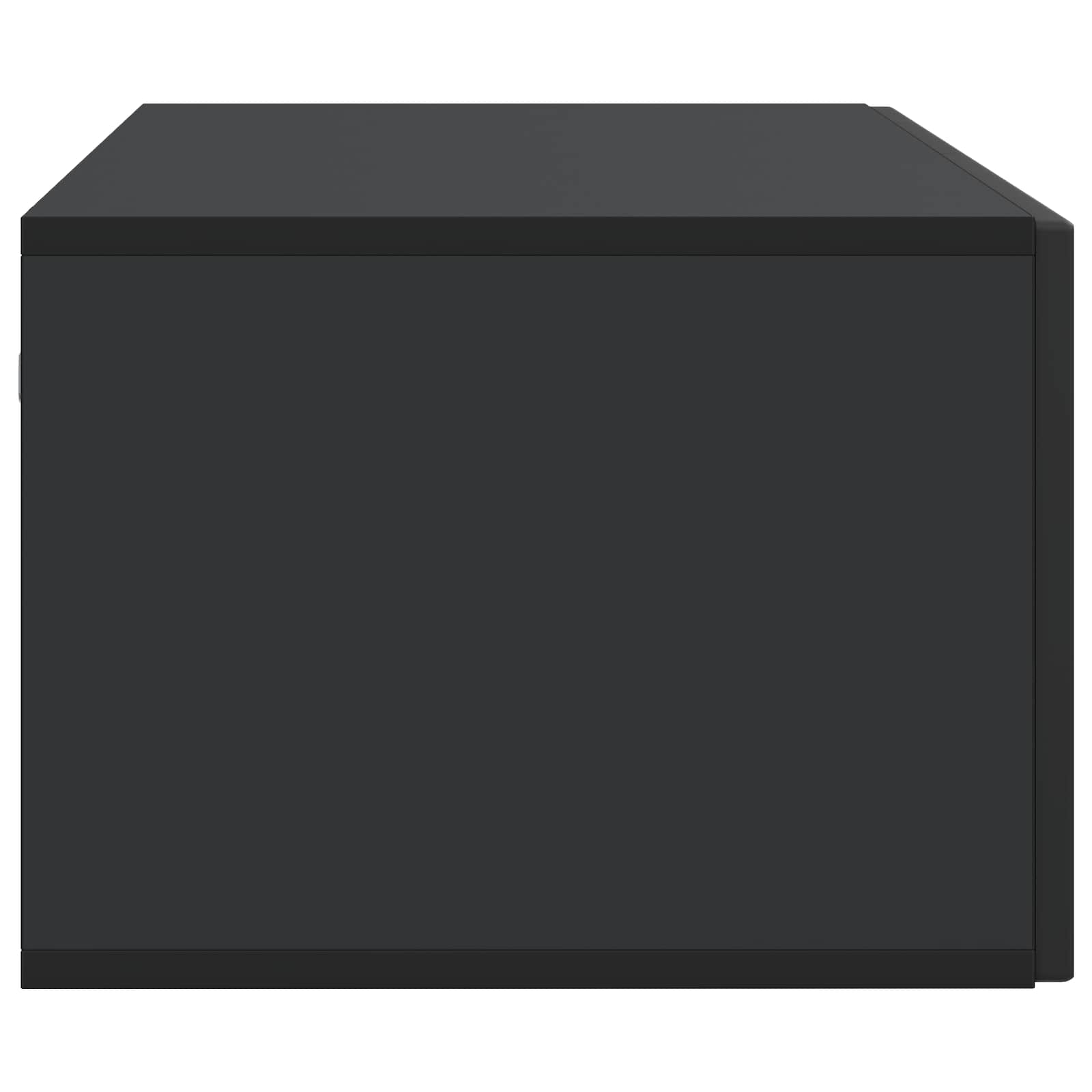 Meuble TV mural Noir 98 x 41 x 30 cm Bois d'ingénierie - XIOS