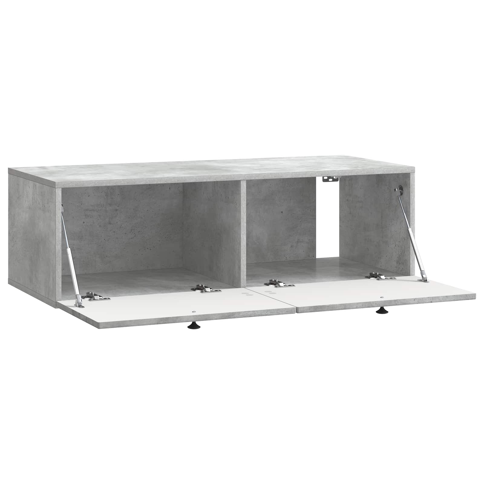 Meuble TV mural Gris béton 98 x 41 x 30 cm Bois d'ingénierie - XIOS
