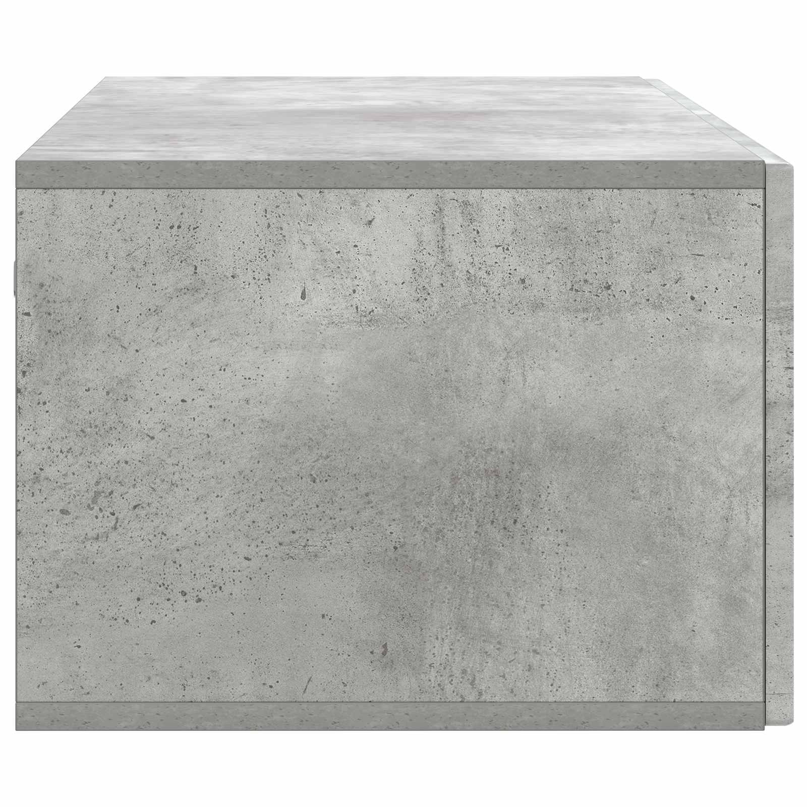 Meuble TV mural Gris béton 98 x 41 x 30 cm Bois d'ingénierie - XIOS