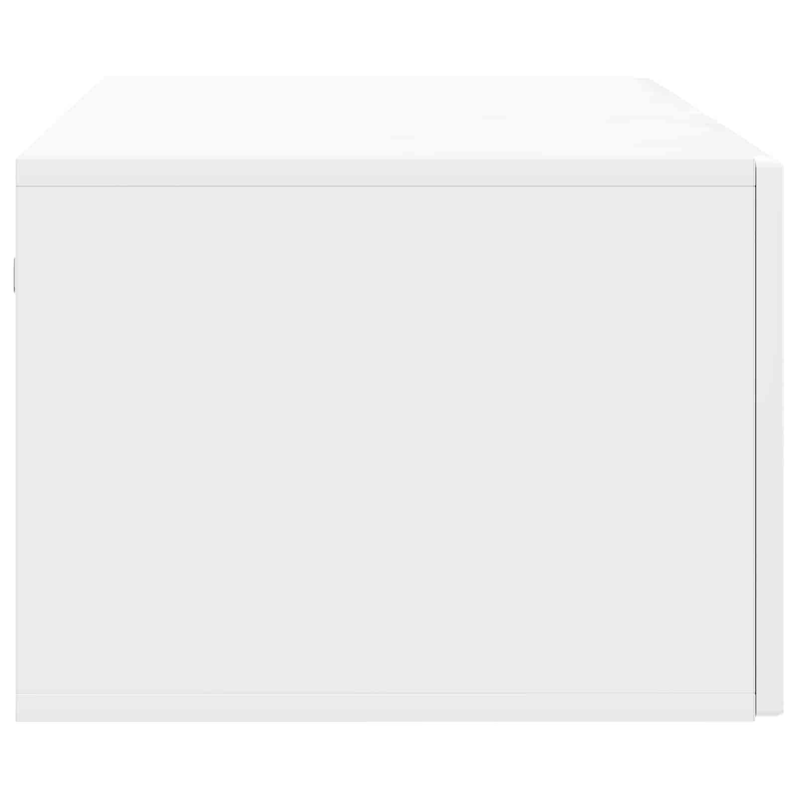 Meuble TV mural Montage mural Blanc brillant 98 x 41 x 30 cm - XIOS