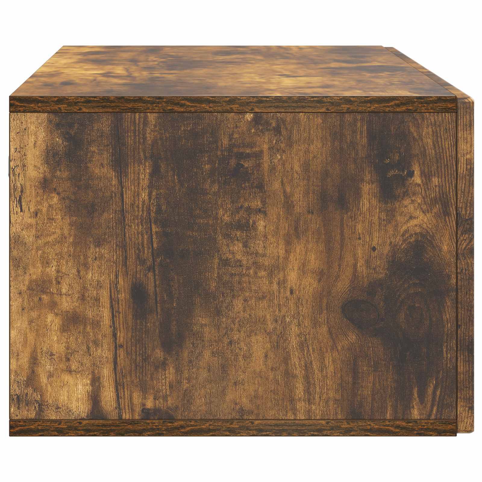 Meuble TV mural Chêne fumé 98 x 41 x 30 cm Bois d'ingénierie - XIOS
