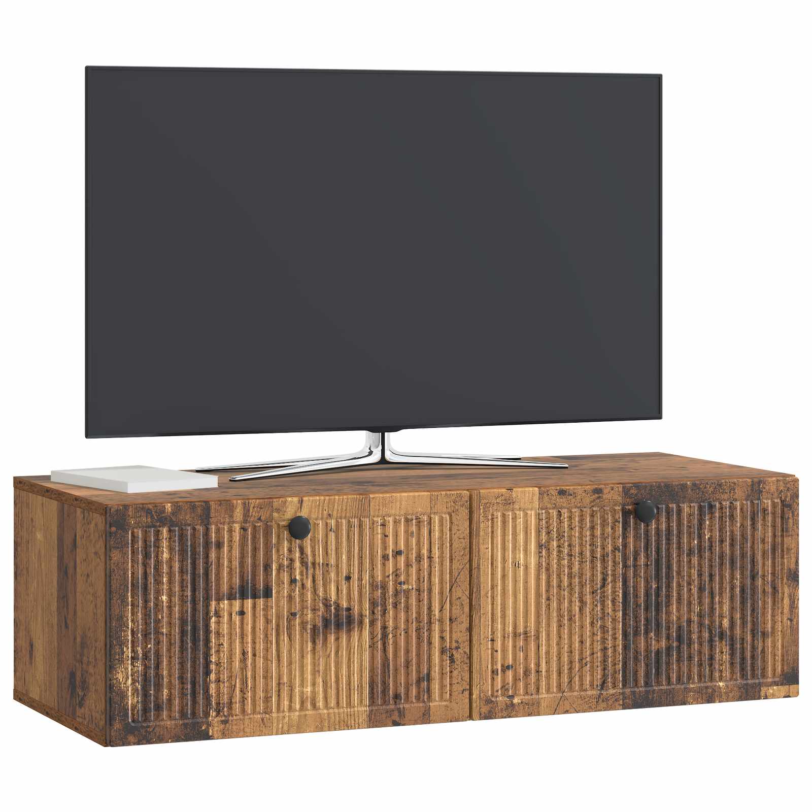 Meuble TV mural Bois ancien 98 x 41 x 30 cm Bois d'ingénierie - XIOS