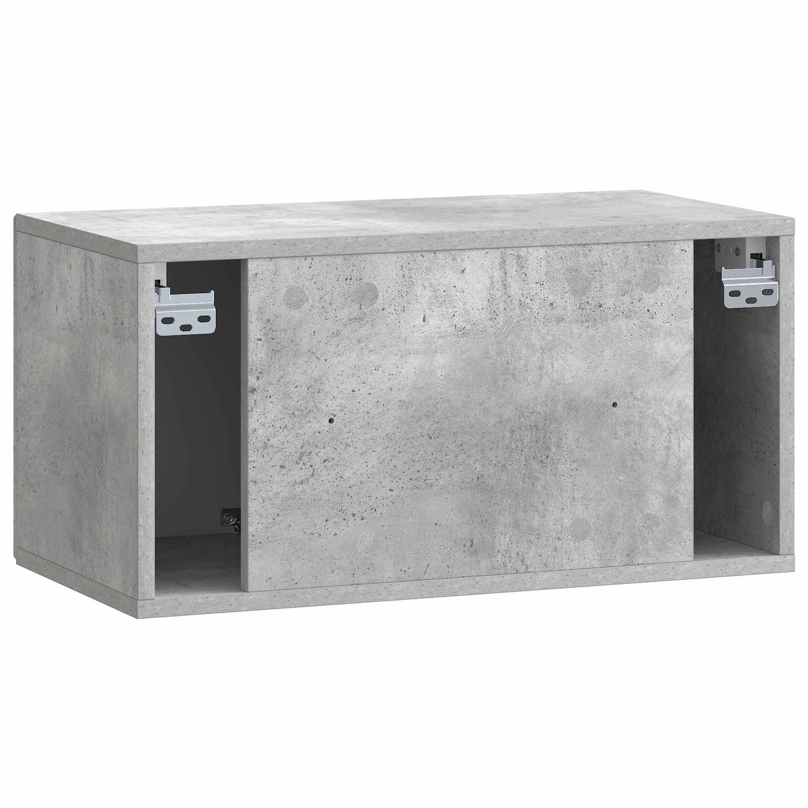 Meuble TV mural Gris béton 59,5 x 31 x 30 cm Bois d'ingénierie - XIOS