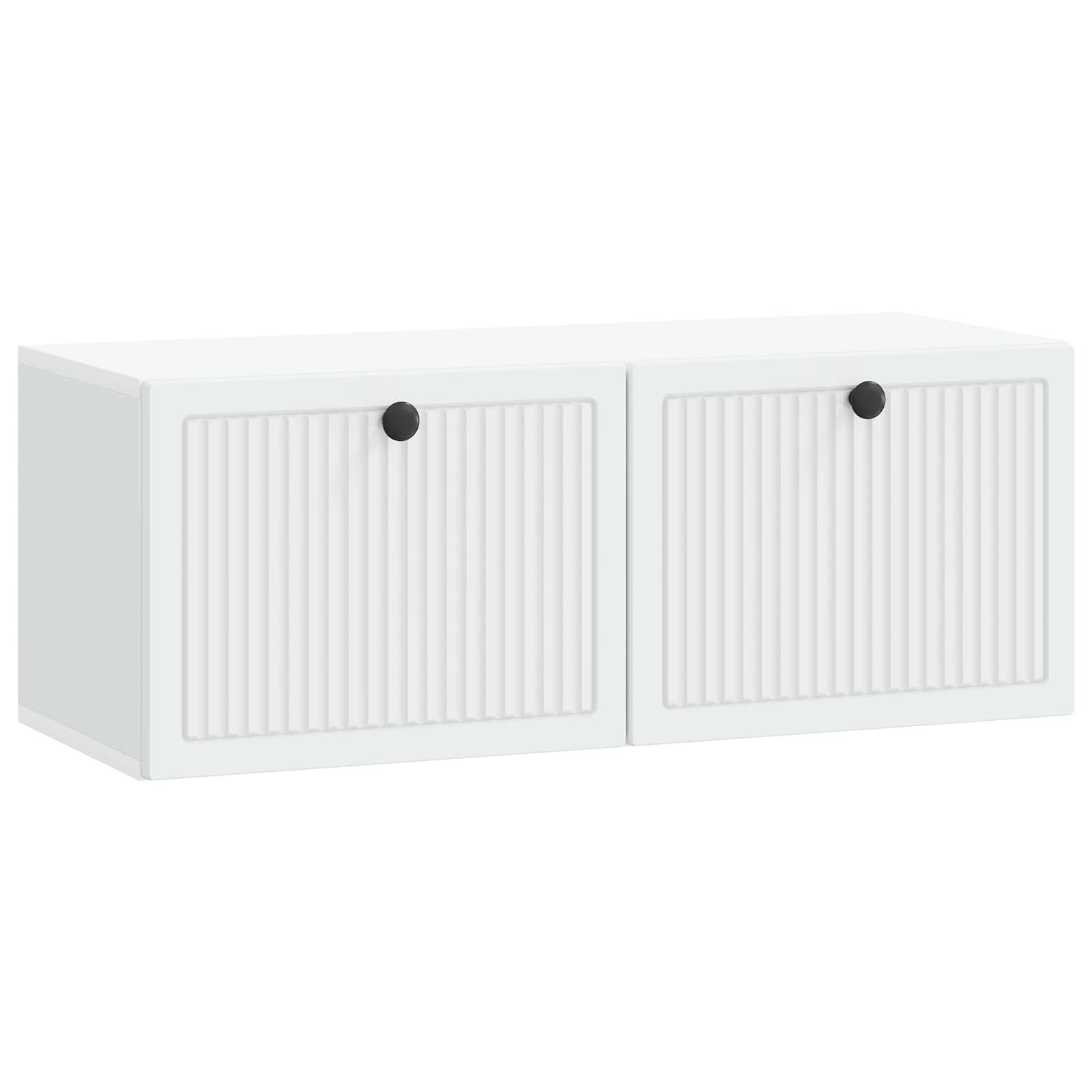 Meuble TV mural Blanc 78,5 x 31 x 30 cm Bois d'ingénierie - XIOS