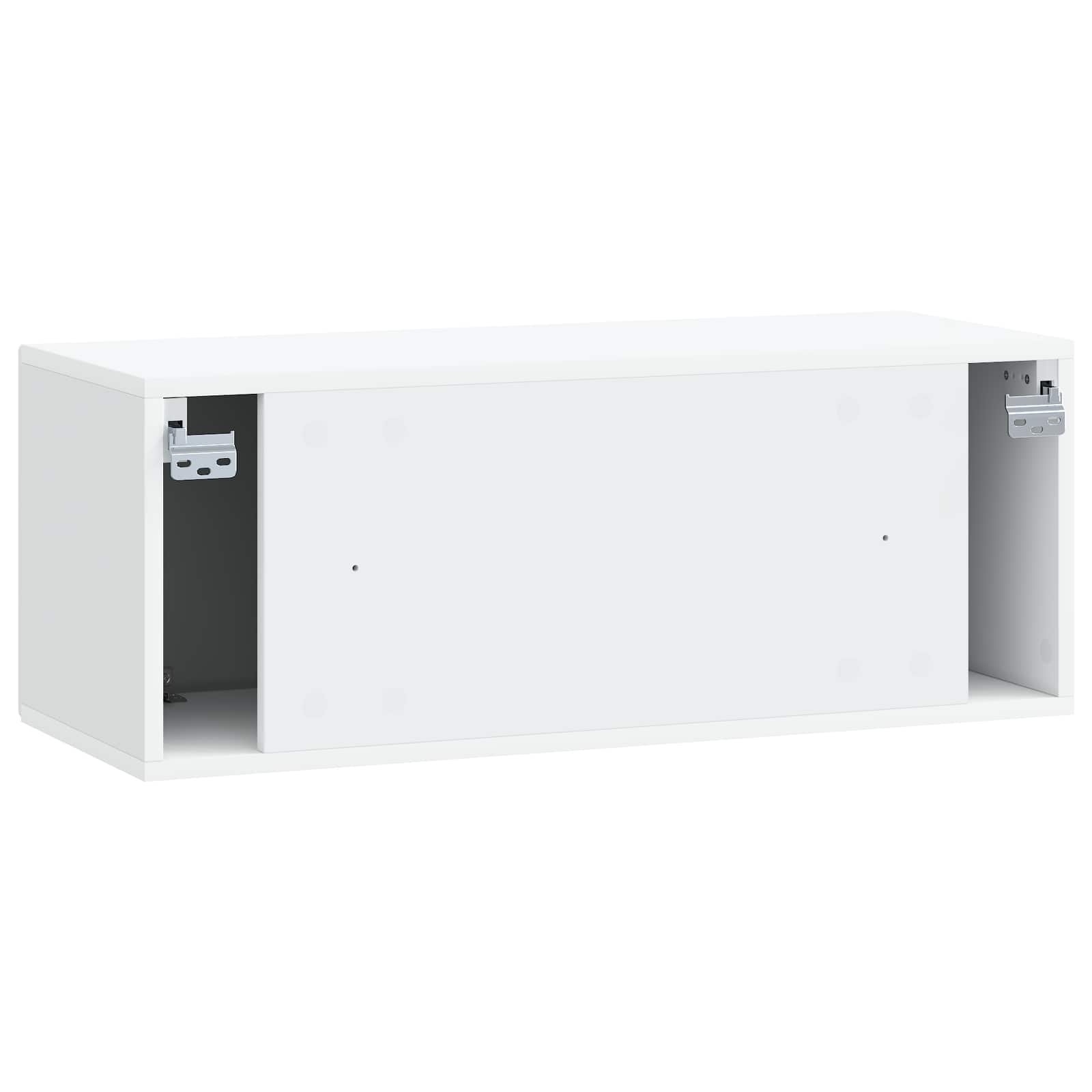 Meuble TV mural Blanc 78,5 x 31 x 30 cm Bois d'ingénierie - XIOS