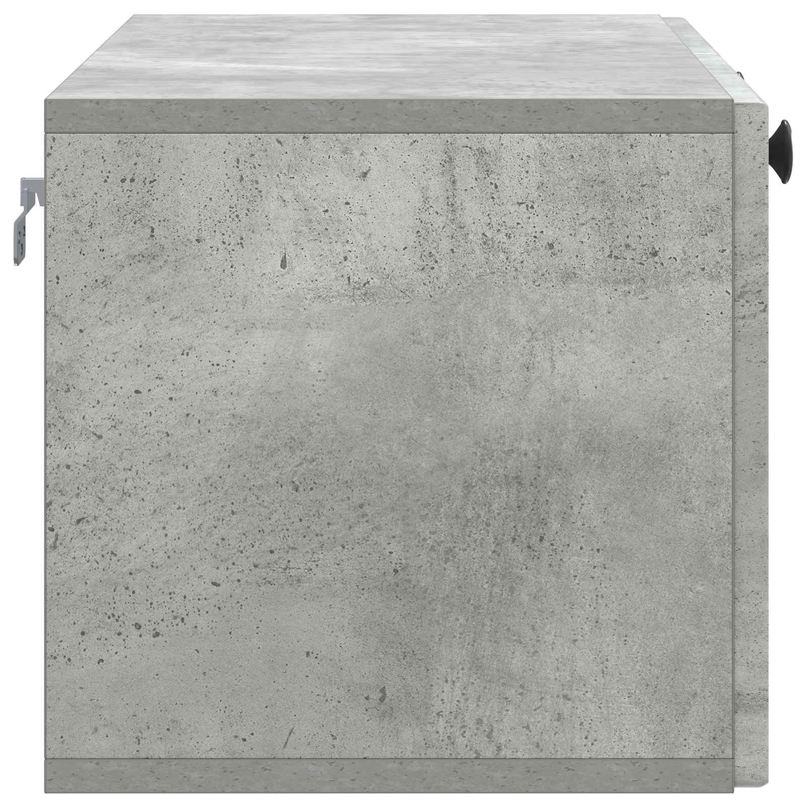 Meuble TV mural Gris béton 78,5 x 31 x 30 cm Bois d'ingénierie - XIOS