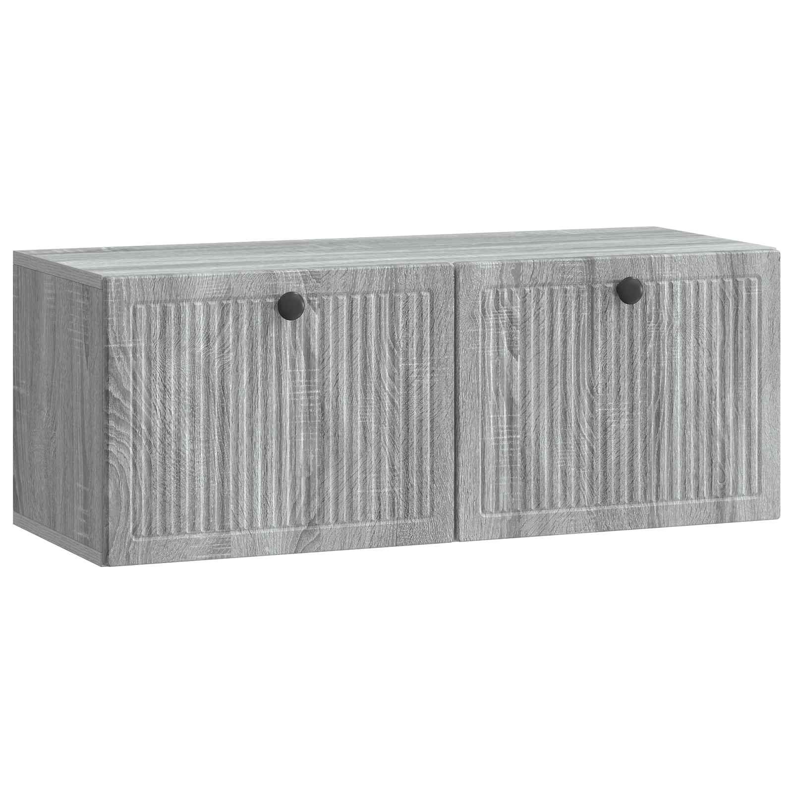 Meuble TV mural Sonoma gris 78,5 x 31 x 30 cm Bois d'ingénierie - XIOS