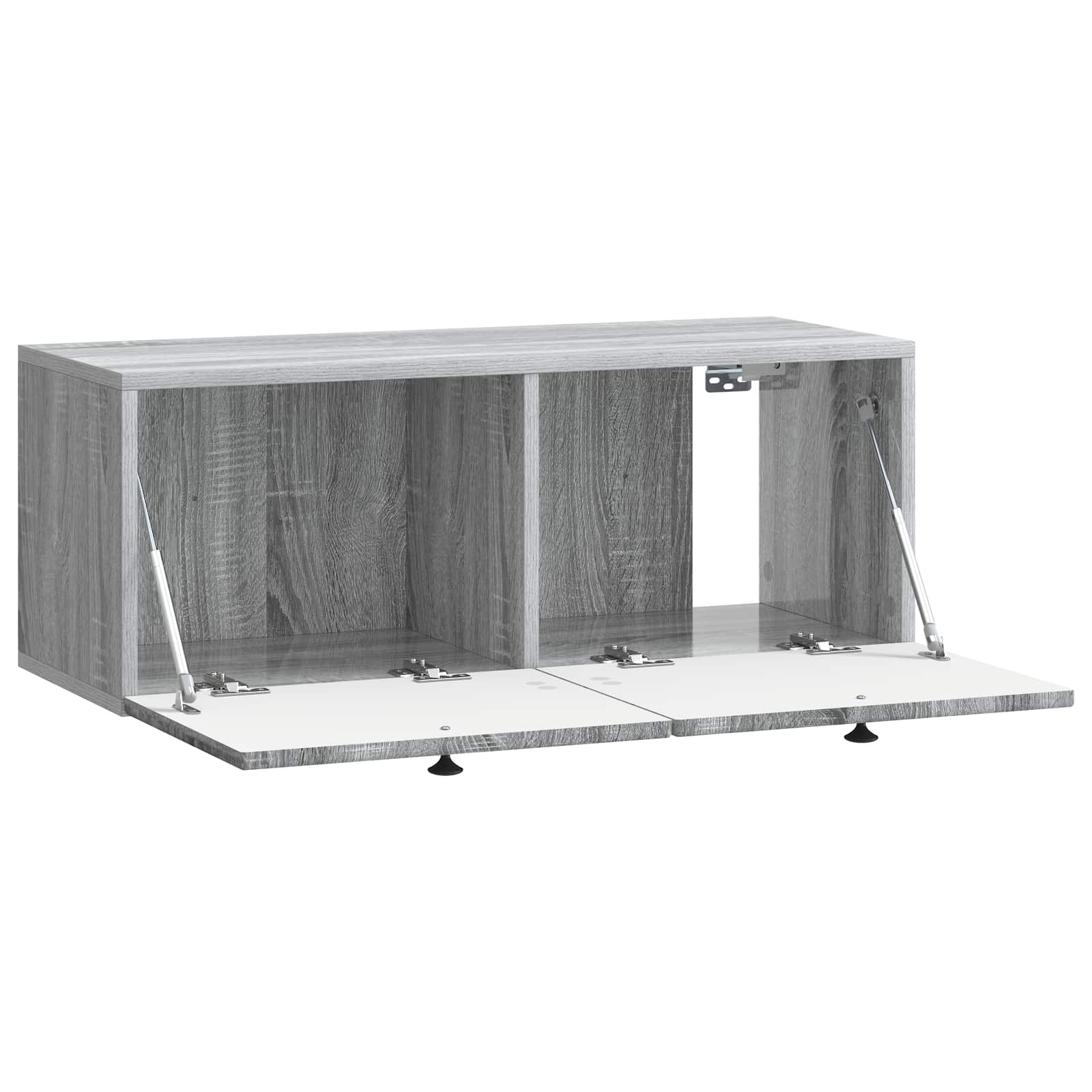 Meuble TV mural Sonoma gris 78,5 x 31 x 30 cm Bois d'ingénierie - XIOS