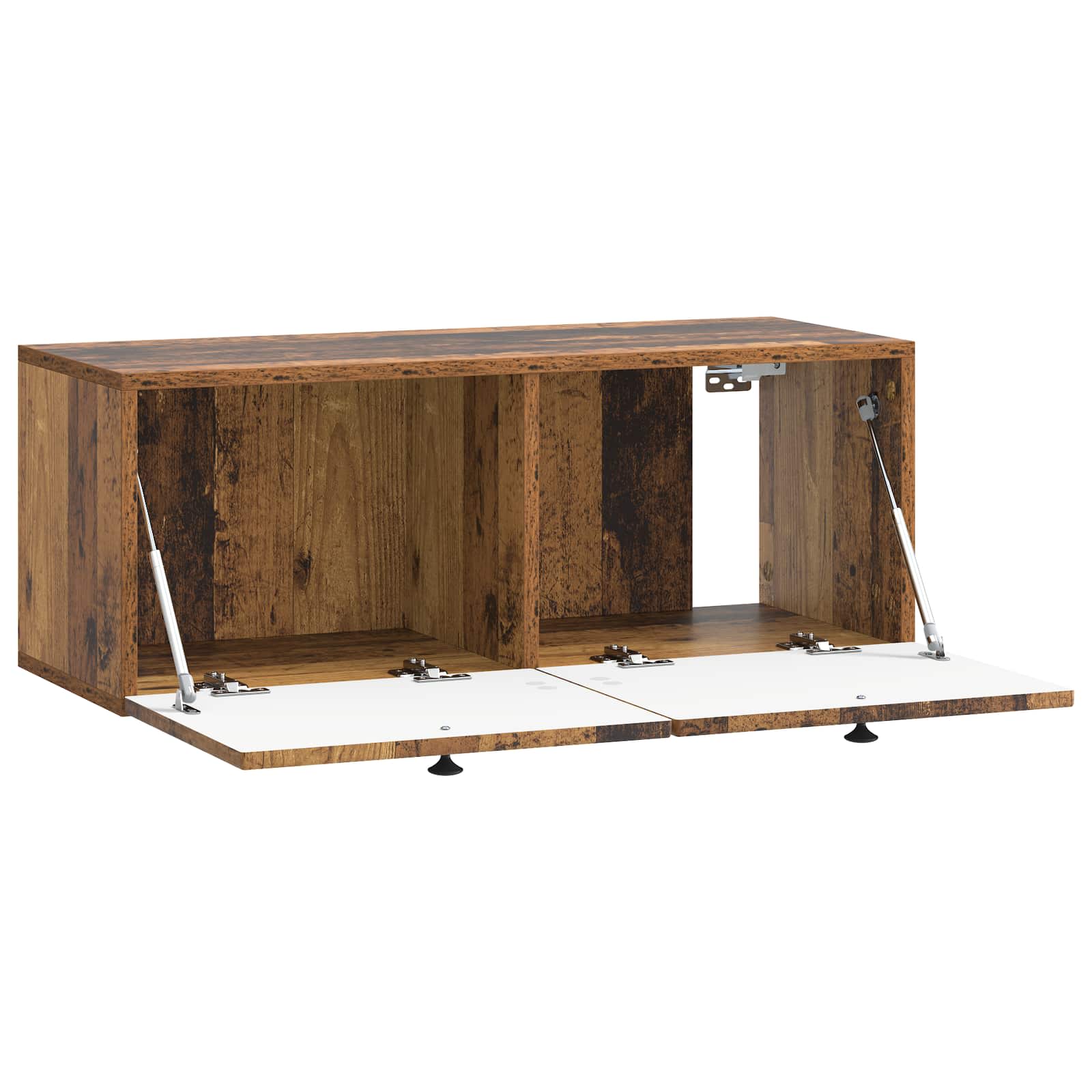 Meuble TV mural Bois ancien 78,5 x 31 x 30 cm Bois d'ingénierie - XIOS