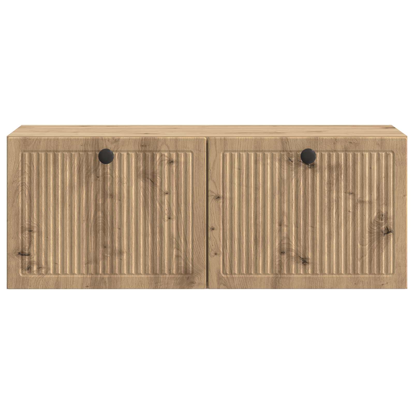 Meuble TV mural 78,5 x 31 x 30 cm Chêne artisanal - XIOS