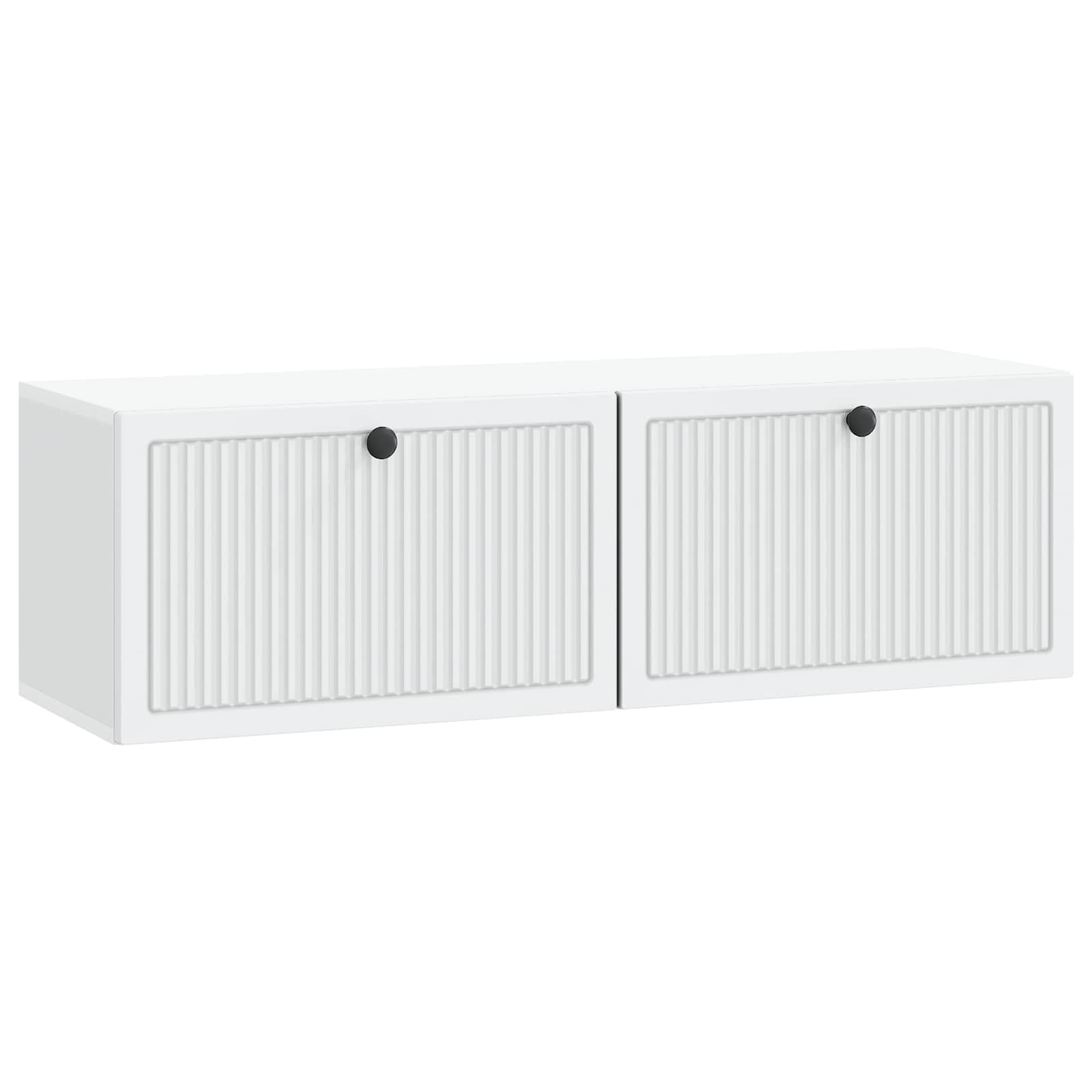 Meuble TV mural Blanc 98 x 31 x 30 cm Bois d'ingénierie - XIOS