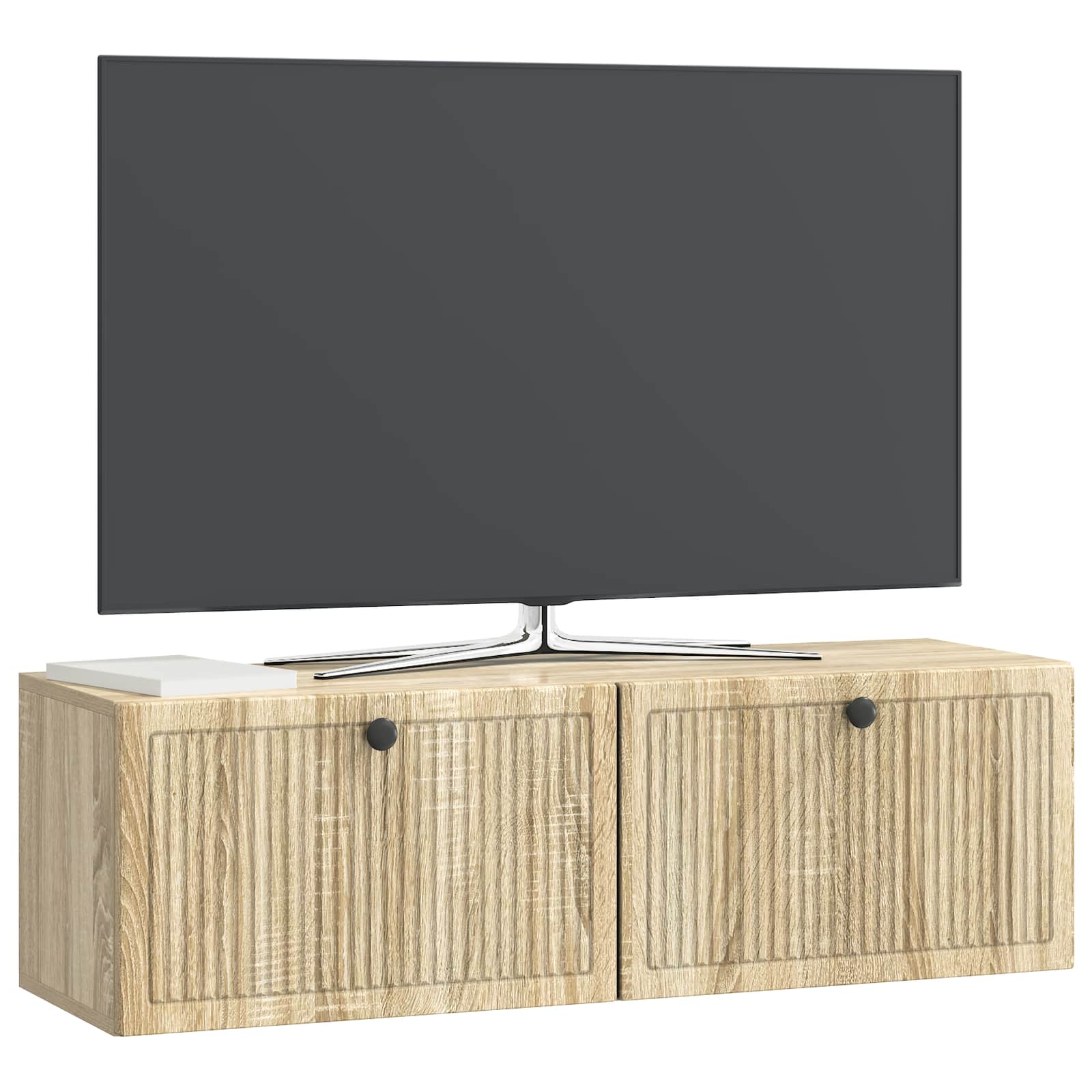 Meuble TV mural Chêne Sonoma 98 x 31 x 30 cm Bois d'ingénierie - XIOS