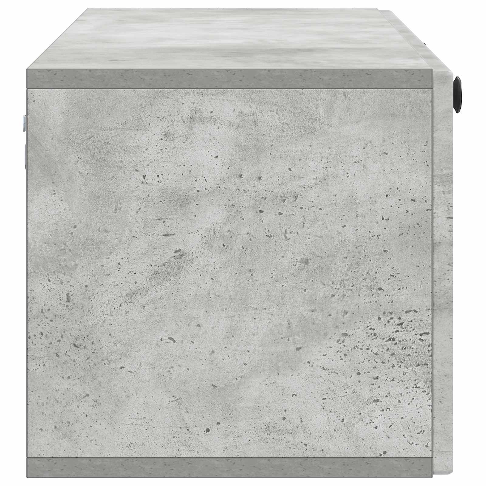 Meuble TV mural Gris béton 98 x 31 x 30 cm Bois d'ingénierie - XIOS