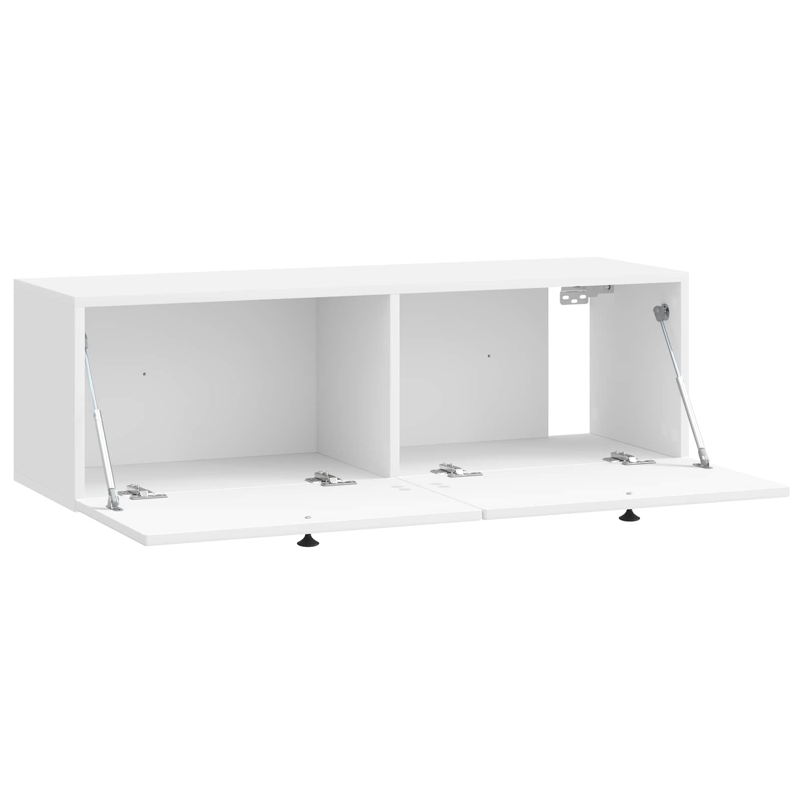 Meuble TV mural Montage mural Blanc brillant 98 x 31 x 30 cm - XIOS