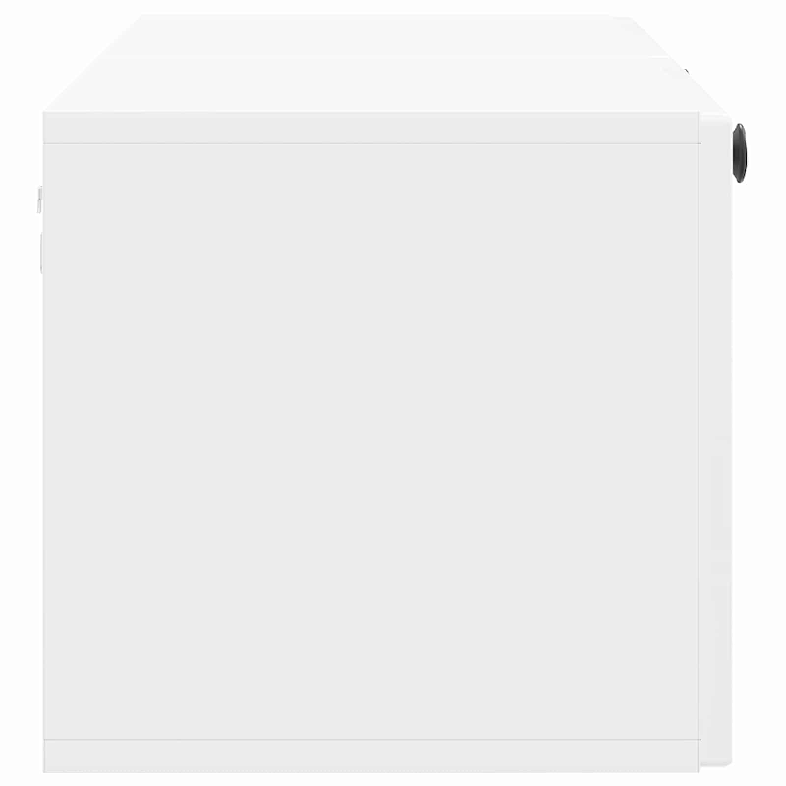 Meuble TV mural Montage mural Blanc brillant 98 x 31 x 30 cm - XIOS