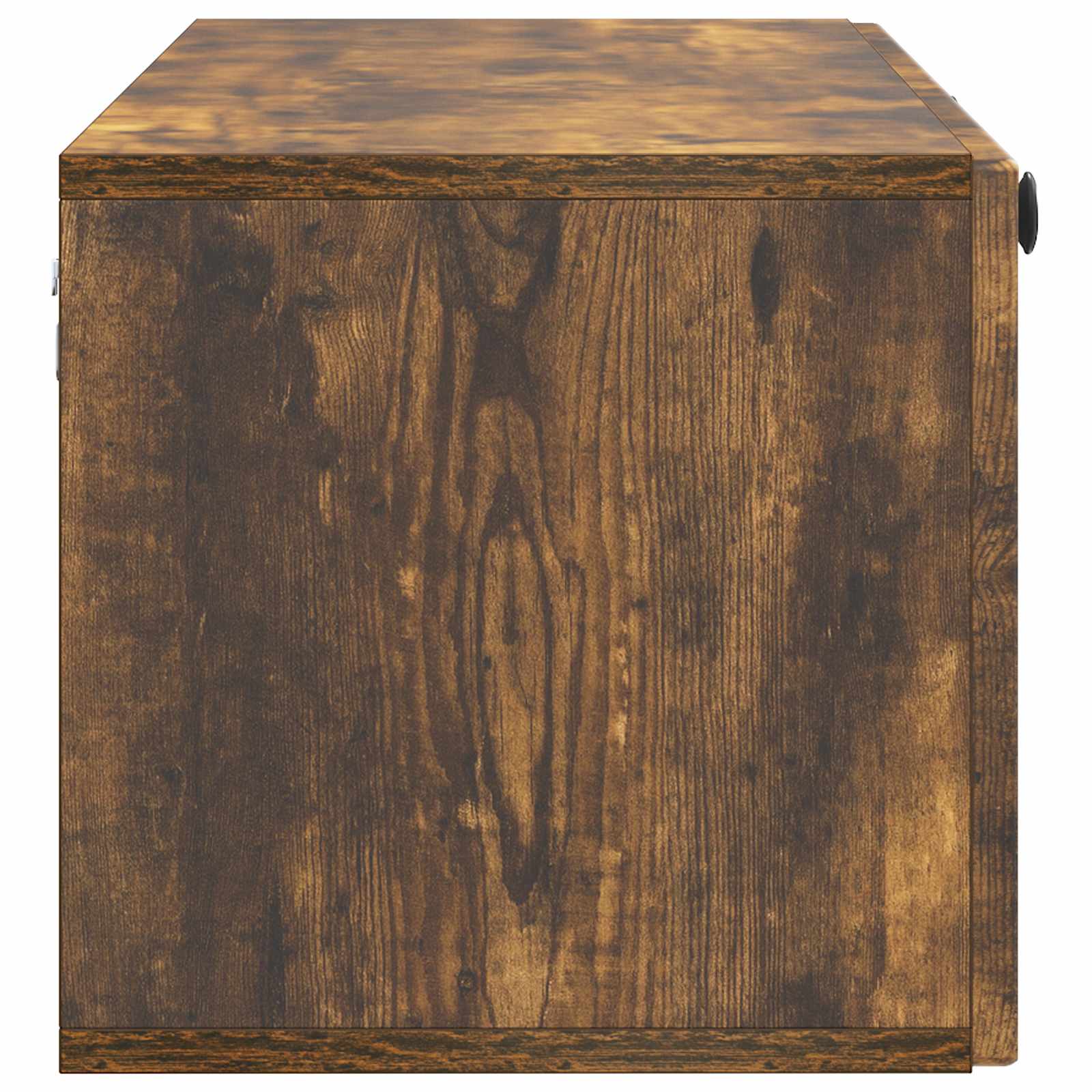 Meuble TV mural Chêne fumé 98 x 31 x 30 cm Bois d'ingénierie - XIOS