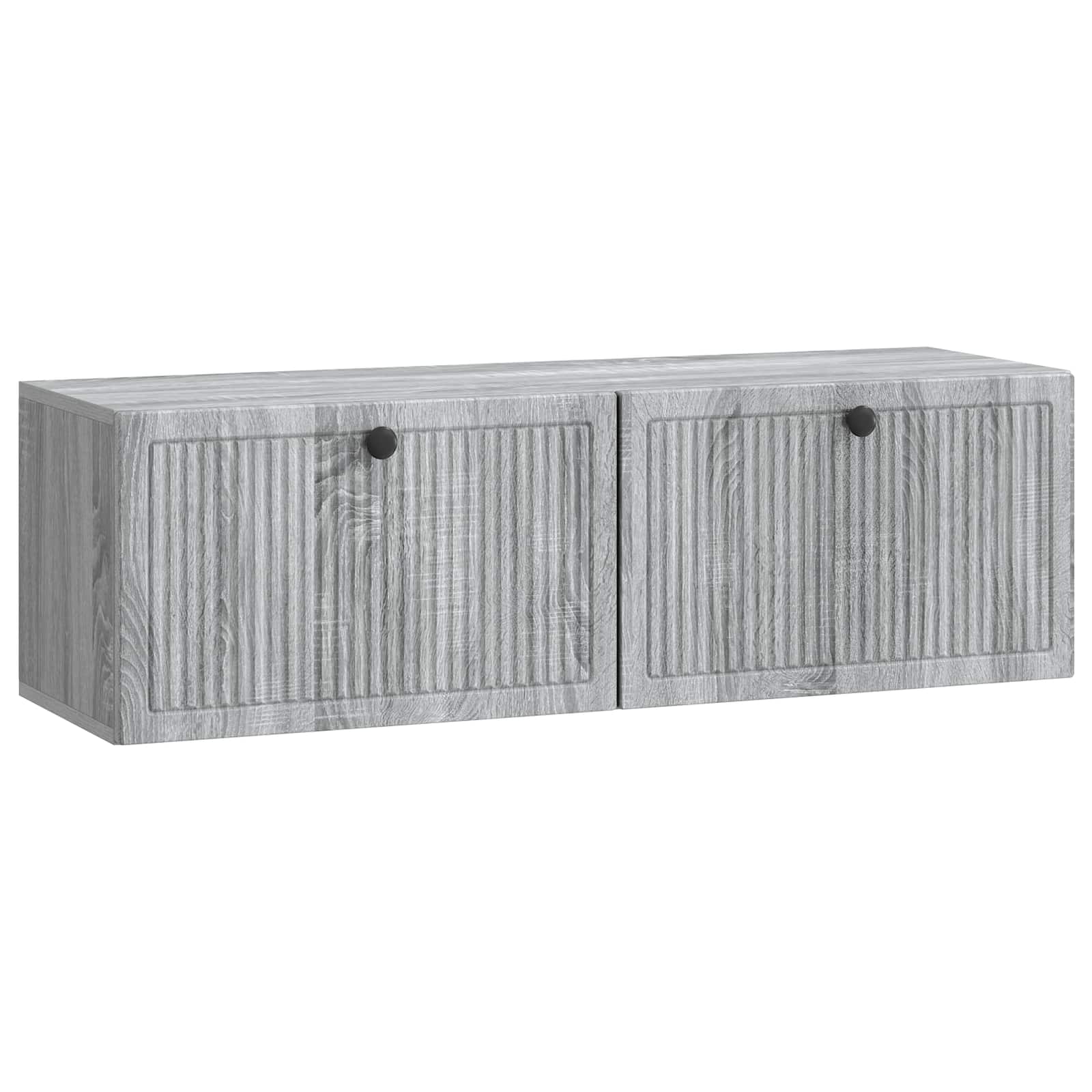 Meuble TV mural Sonoma gris 98 x 31 x 30 cm Bois d'ingénierie - XIOS