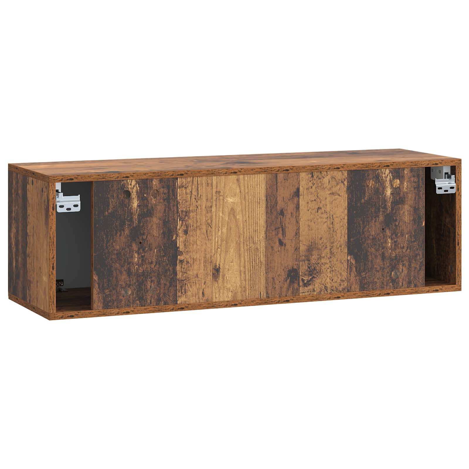 Meuble TV mural Bois ancien 98 x 31 x 30 cm Bois d'ingénierie - XIOS
