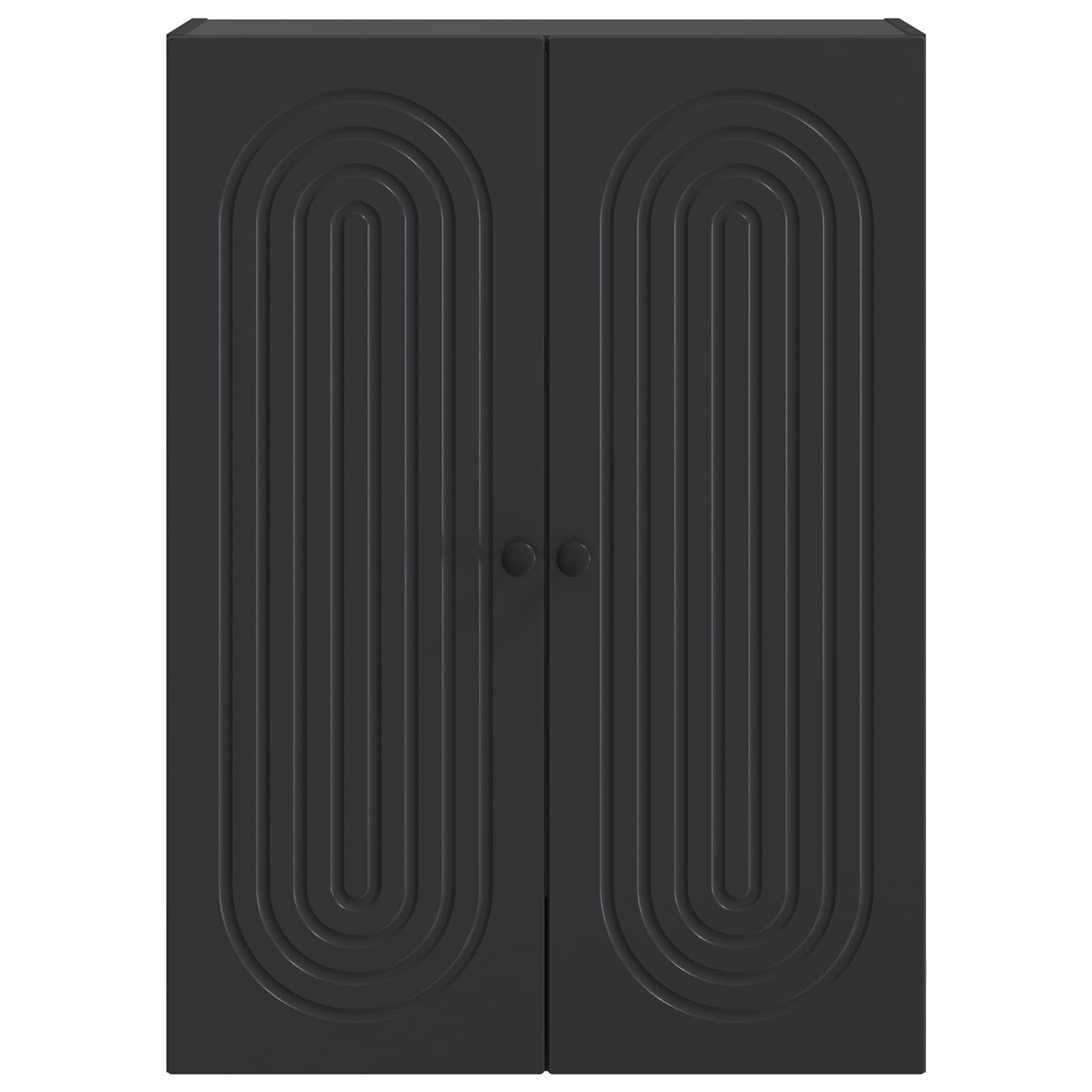 Armoire Murale Noir 66 x 34,5 x 90 cm Bois d'ingénierie - XIOS