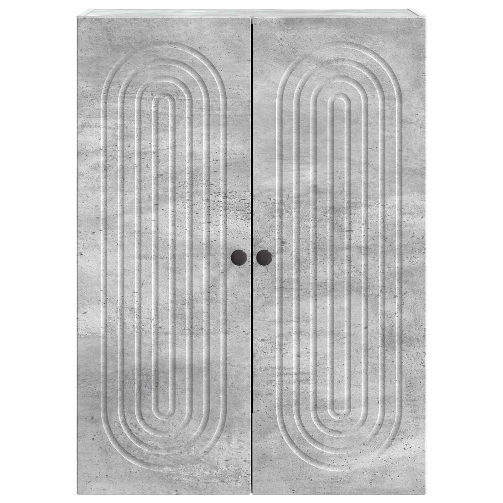 Armoire Murale Gris béton 66 x 34,5 x 90 cm Bois d'ingénierie - XIOS