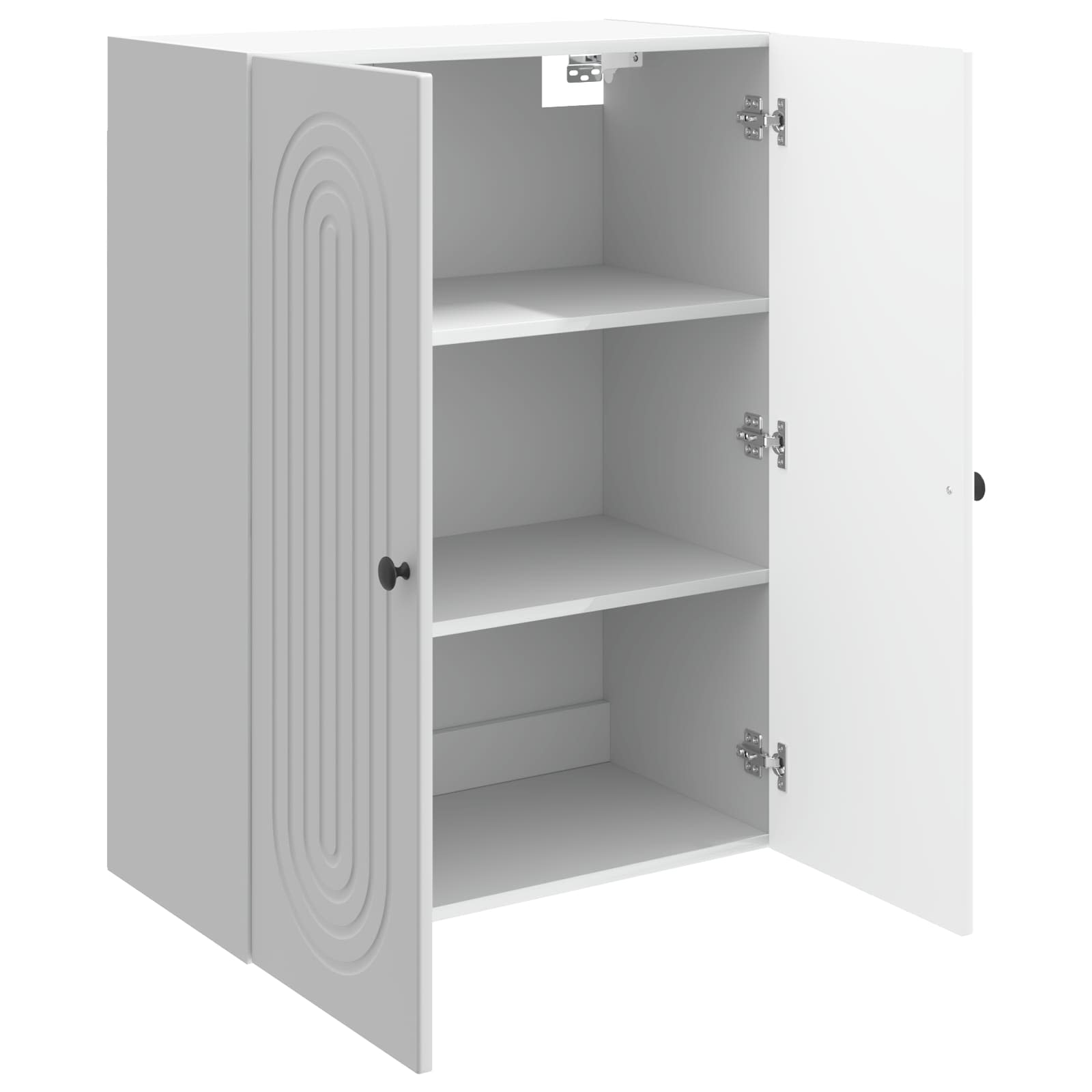 Armoire Murale Blanc brillant 66 x 34,5 x 90 cm - XIOS
