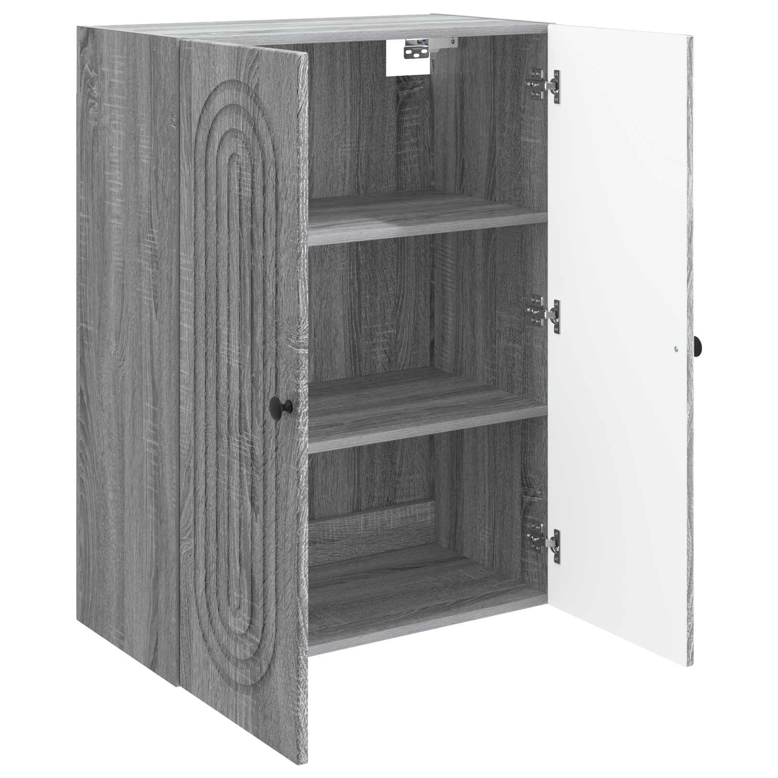 Armoire Murale Sonoma gris 66 x 34,5 x 90 cm Bois d'ingénierie - XIOS