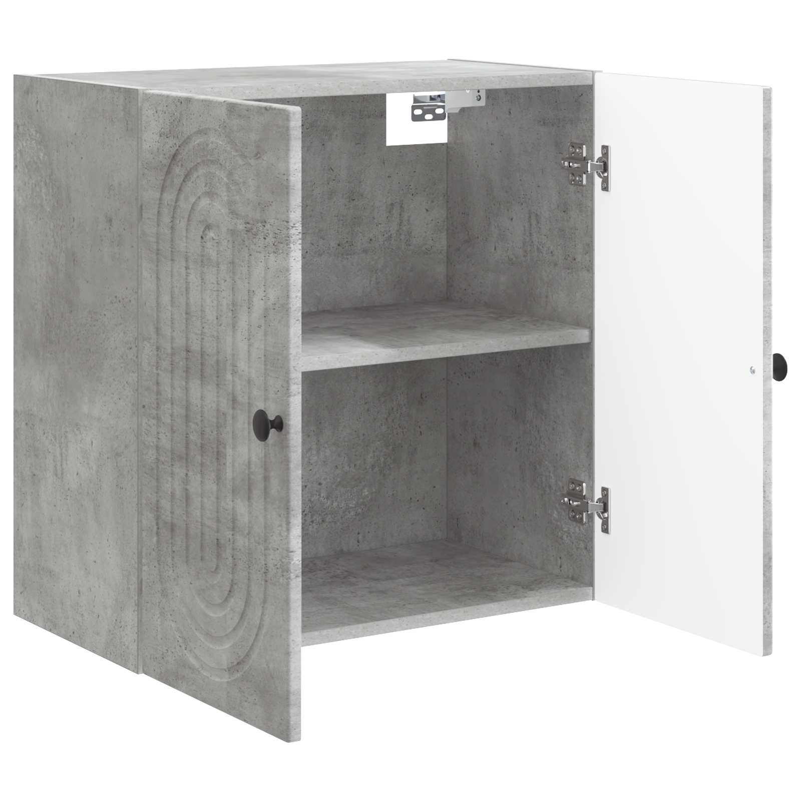 Armoire Murale Gris béton 59 x 31 x 60 cm Bois d'ingénierie - XIOS