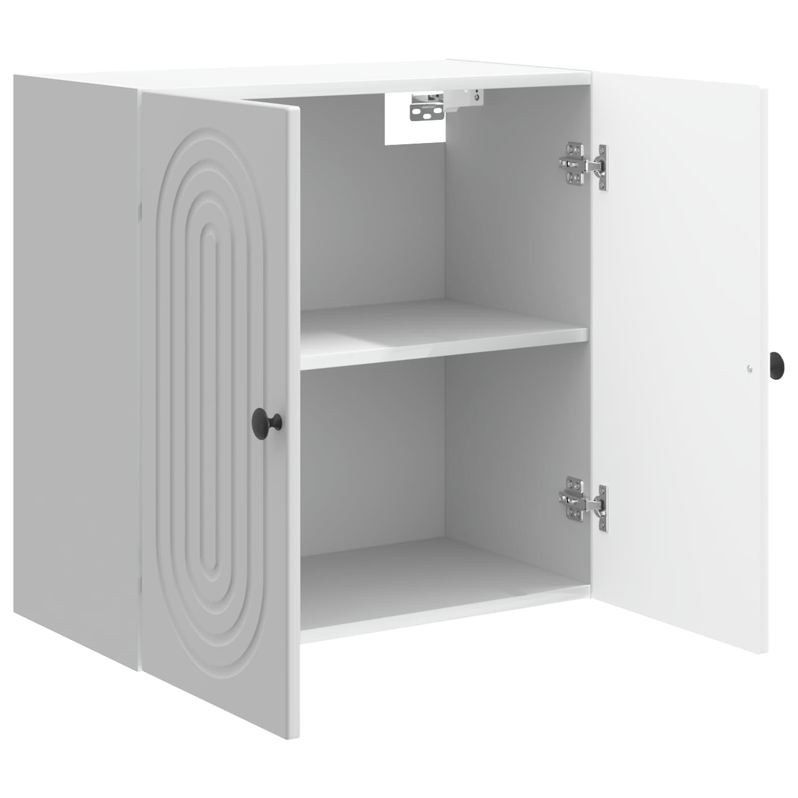 Armoire Murale Blanc brillant 59 x 31 x 60 cm Bois d'ingénierie - XIOS