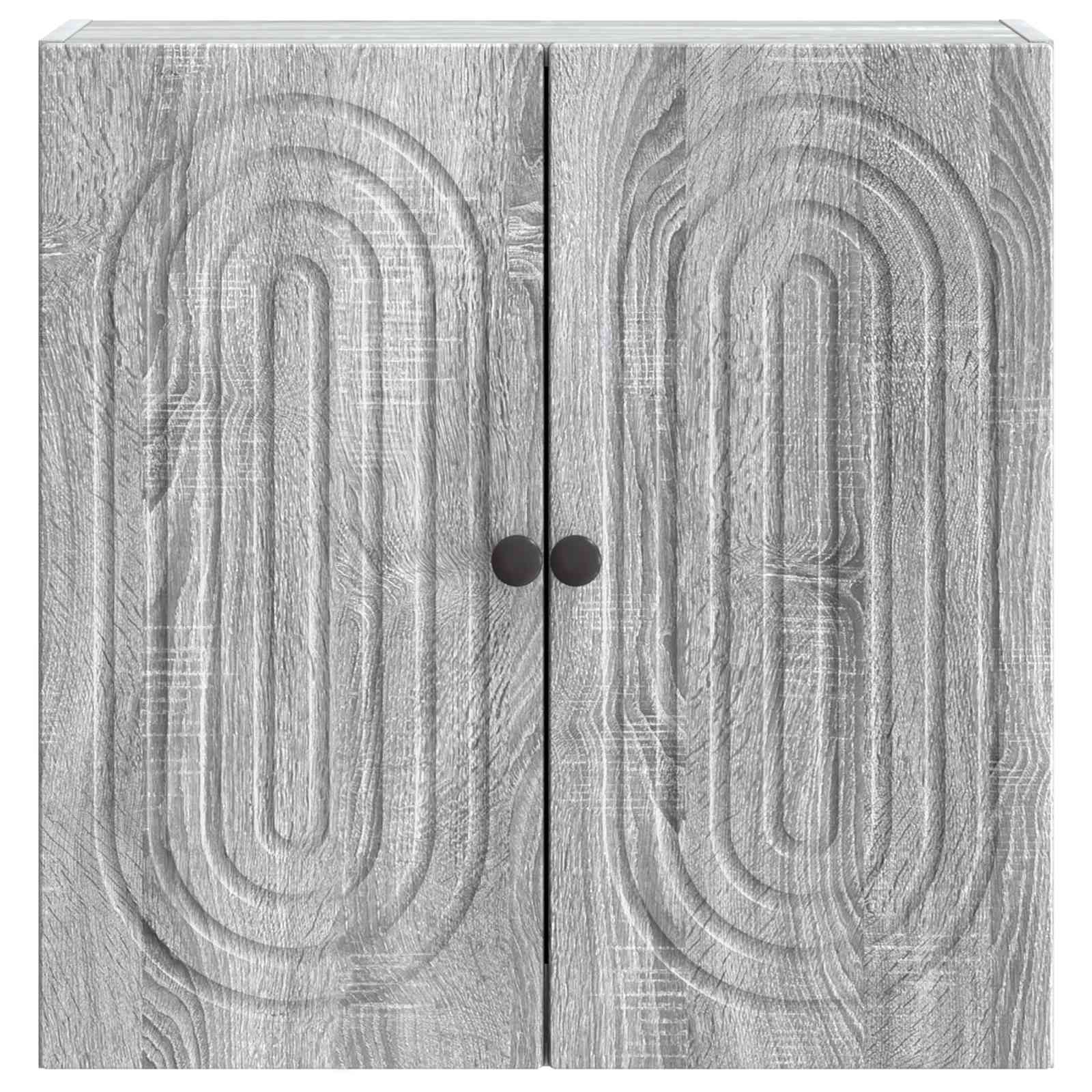 Armoire Murale Sonoma gris 59 x 31 x 60 cm Bois d'ingénierie - XIOS