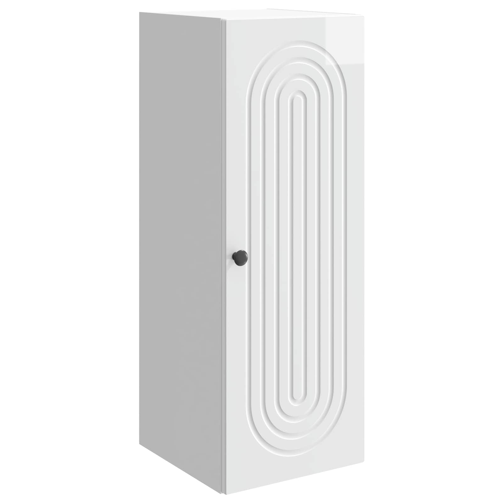 Armoire Murale Blanc brillant 33 x 34,5 x 90 cm - XIOS