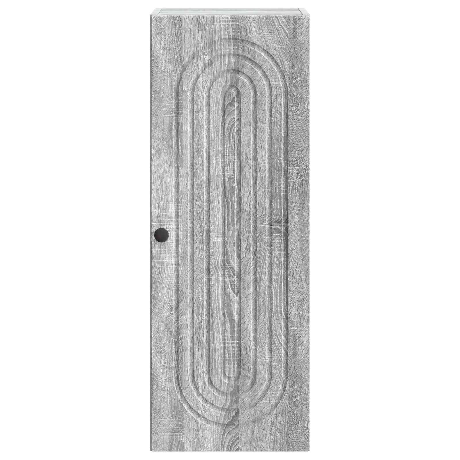 Armoire Murale Sonoma gris 33 x 34,5 x 90 cm Bois d'ingénierie - XIOS