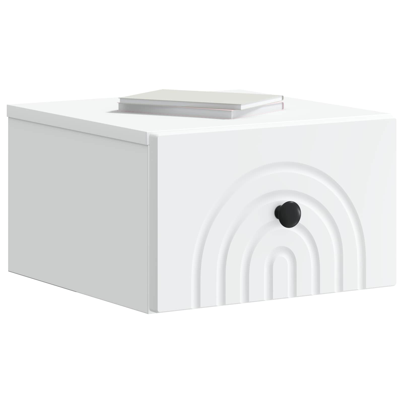 Cabinet de chevet mural 2 pcs Blanc 33 x 34,5 x 20 cm - XIOS