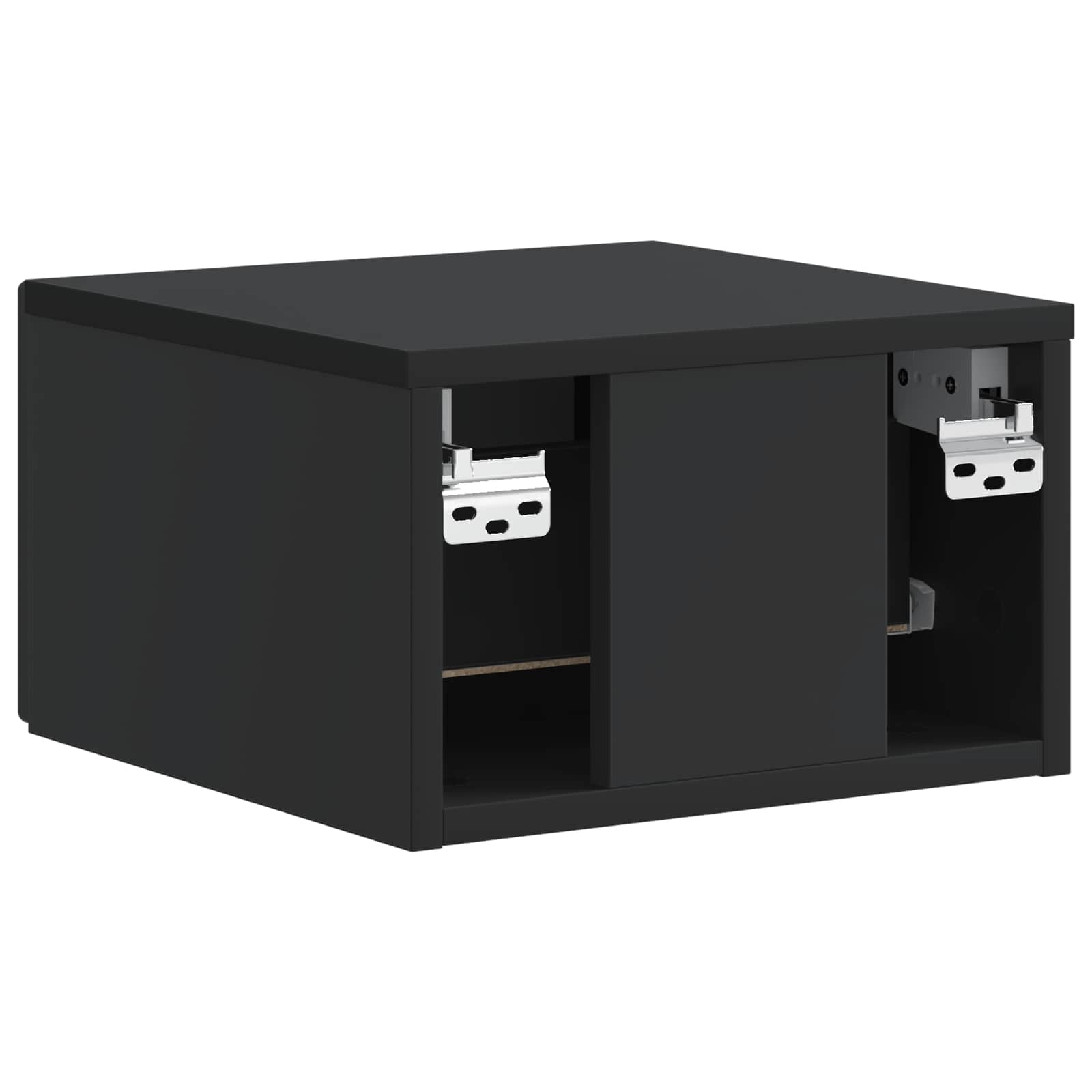 Cabinet de chevet mural 2 pcs Noir 33 x 34,5 x 20 cm - XIOS