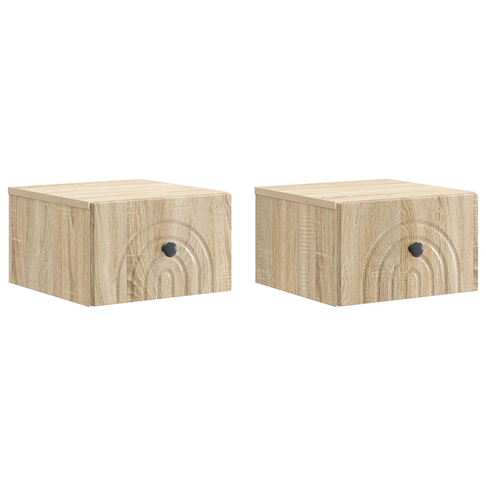 Cabinet de chevet mural 2 pcs Chêne Sonoma 33 x 34,5 x 20 cm - XIOS