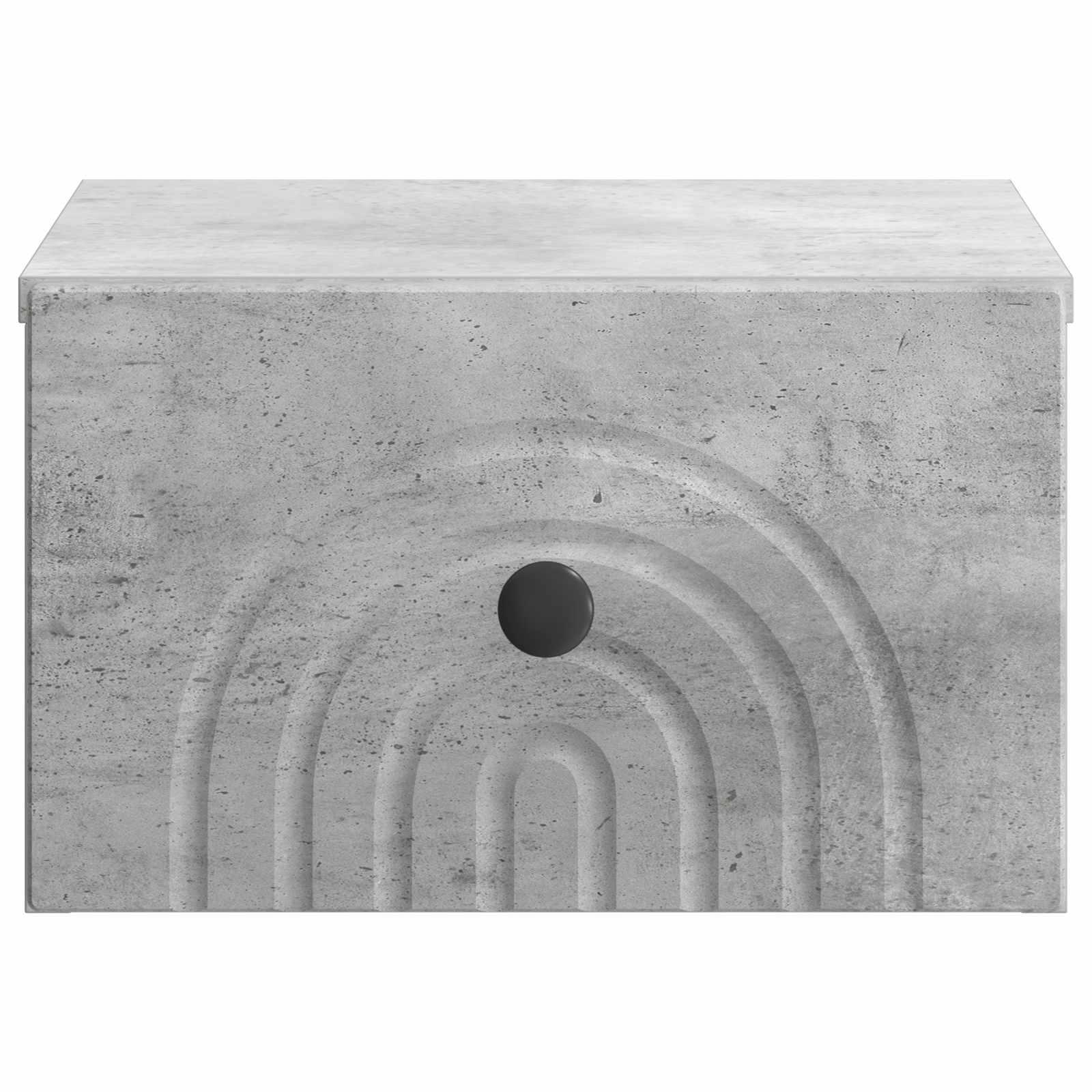 Cabinet de chevet mural 2 pcs Gris béton 33 x 34,5 x 20 cm - XIOS