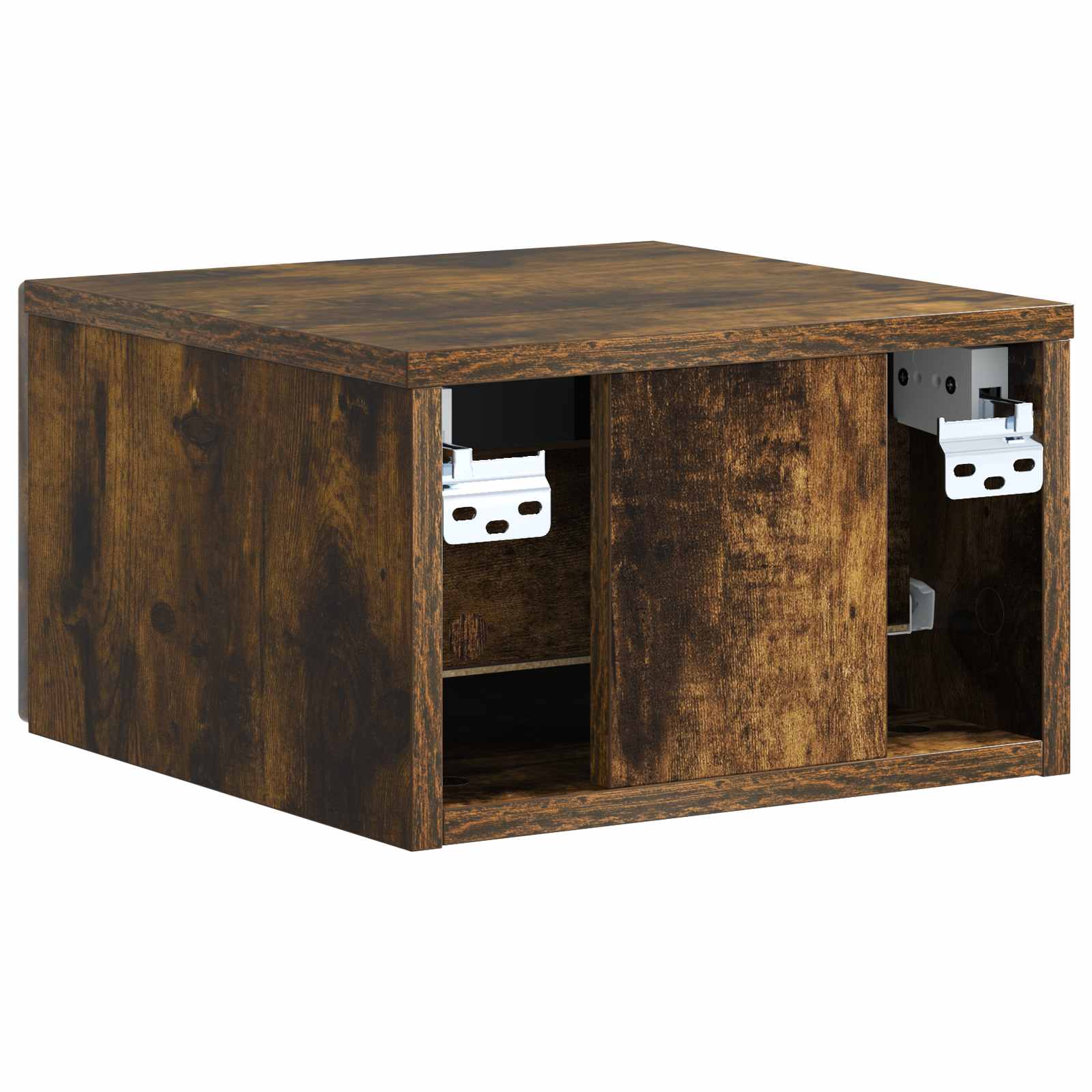 Cabinet de chevet mural 2 pcs Chêne fumé 33 x 34,5 x 20 cm - XIOS