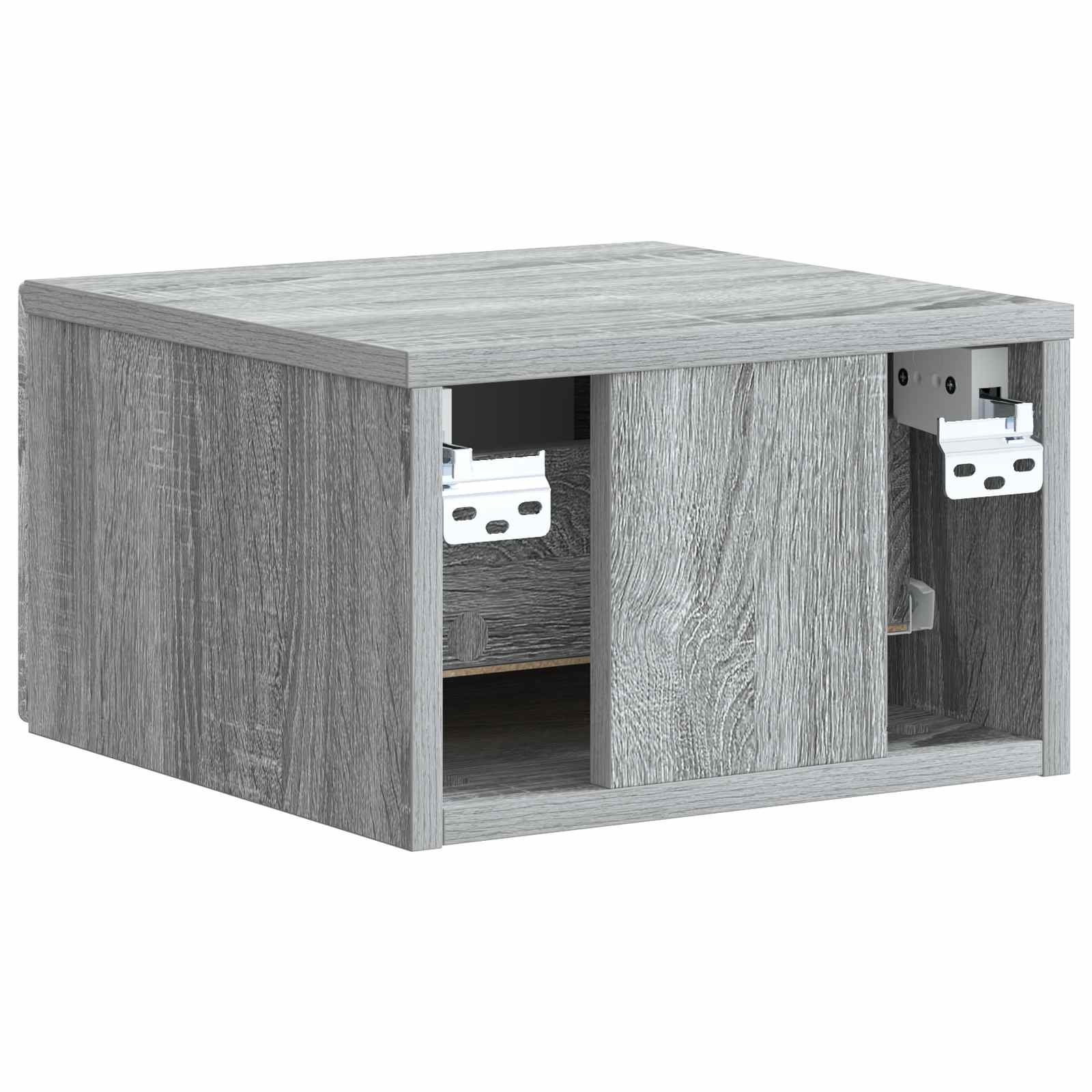 Cabinet de chevet mural 2 pcs Sonoma gris 33 x 34,5 x 20 cm - XIOS