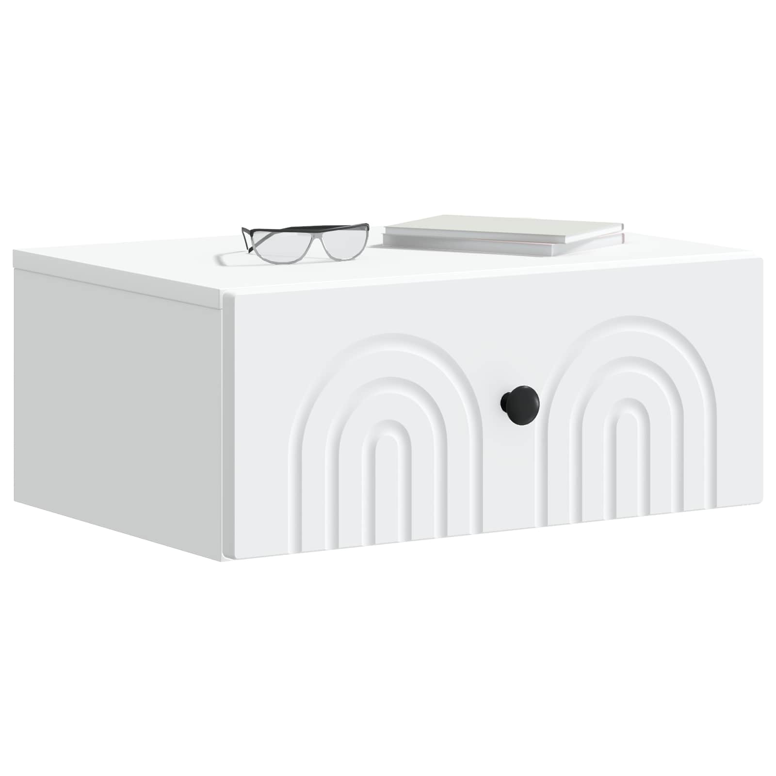 Cabinet de chevet mural 2 pcs Blanc 49 x 34,5 x 20 cm - XIOS