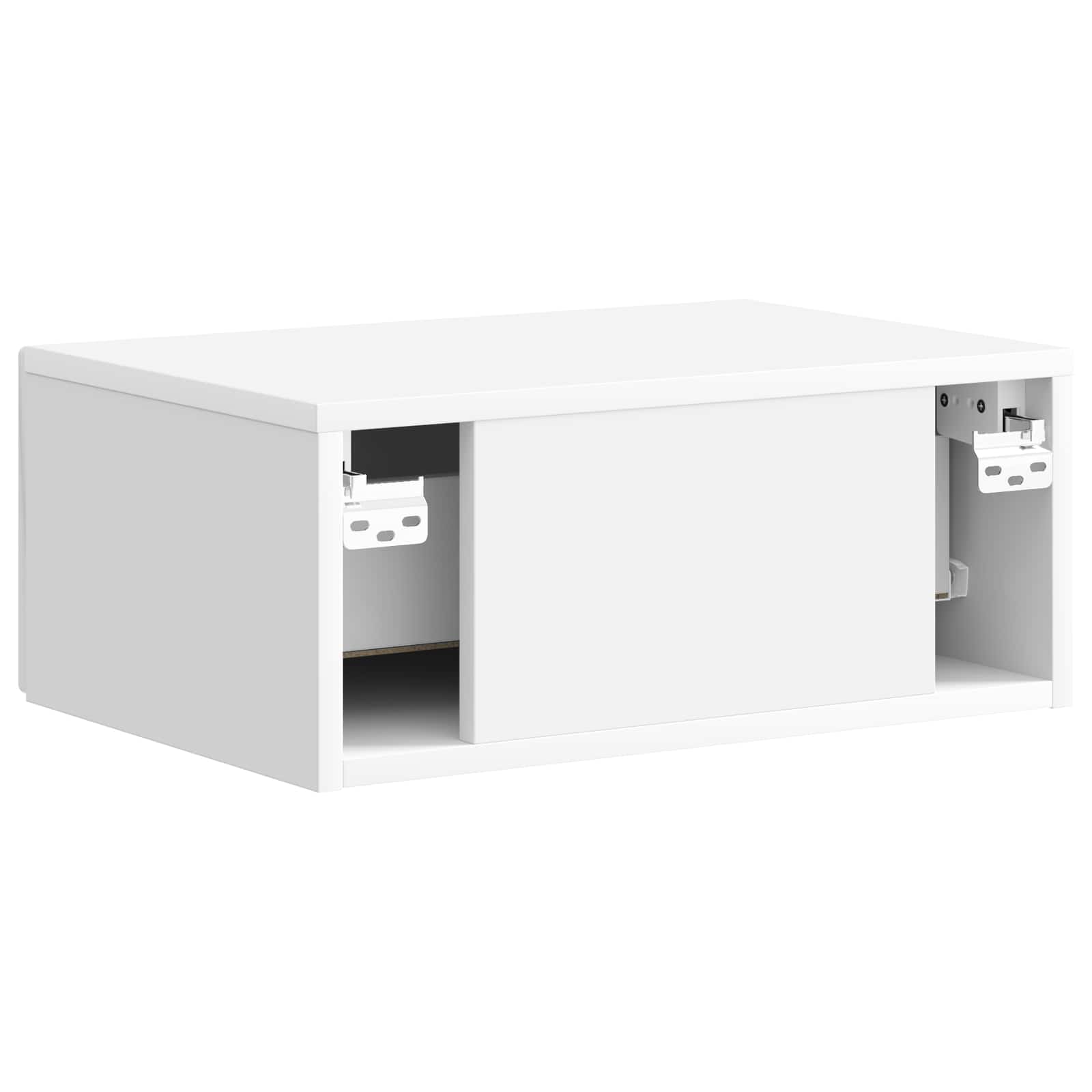 Cabinet de chevet mural Blanc brillant 49 x 34,5 x 20 cm - XIOS