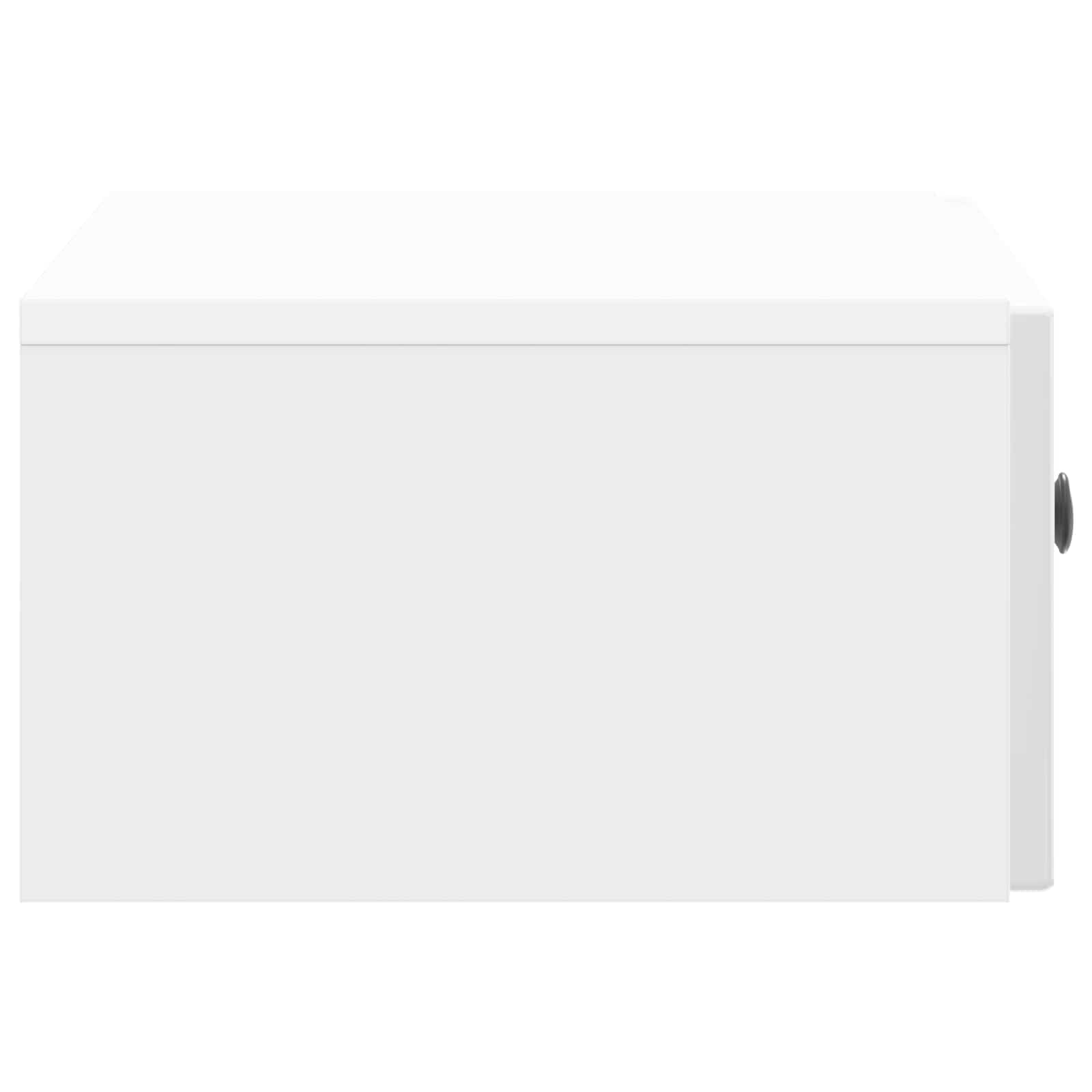 Cabinet de chevet mural Blanc brillant 49 x 34,5 x 20 cm - XIOS