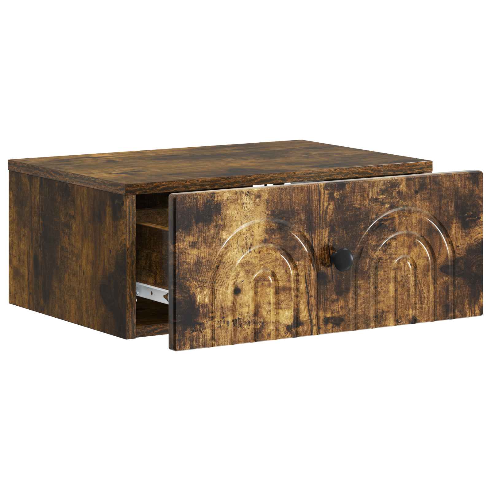 Cabinet de chevet mural 2 pcs Chêne fumé 49 x 34,5 x 20 cm - XIOS