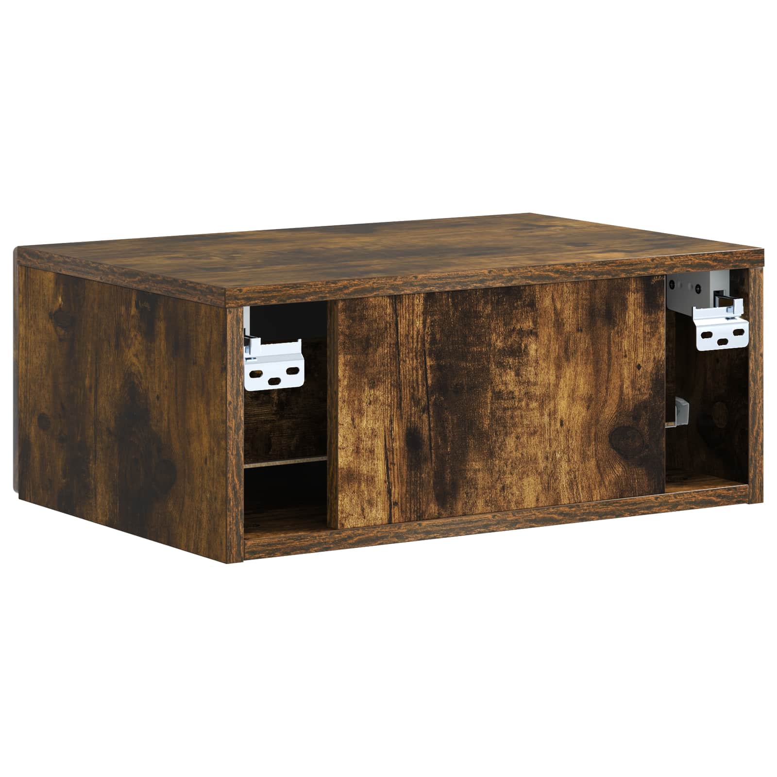 Cabinet de chevet mural 2 pcs Chêne fumé 49 x 34,5 x 20 cm - XIOS