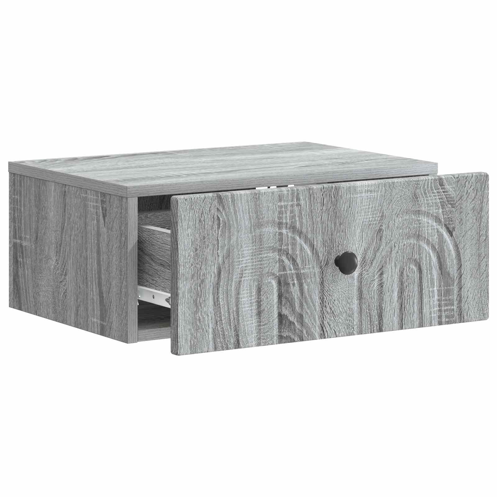 Cabinet de chevet mural 2 pcs Sonoma gris 49 x 34,5 x 20 cm - XIOS