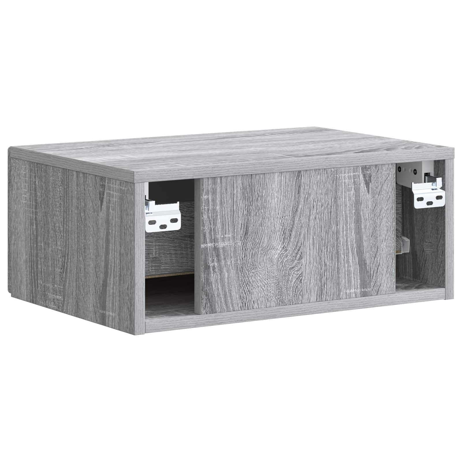 Cabinet de chevet mural 2 pcs Sonoma gris 49 x 34,5 x 20 cm - XIOS