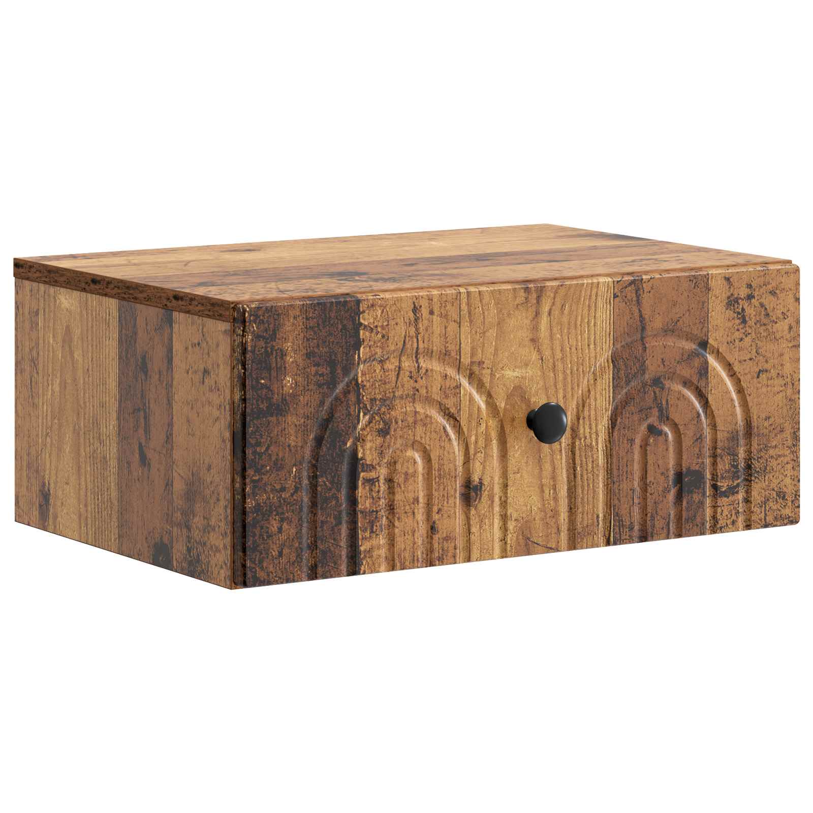 Cabinet de chevet mural 2 pcs Bois ancien 49 x 34,5 x 20 cm - XIOS
