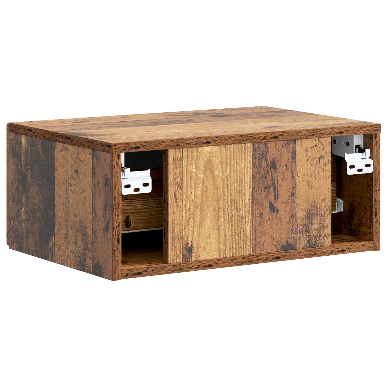 Cabinet de chevet mural 2 pcs Bois ancien 49 x 34,5 x 20 cm - XIOS