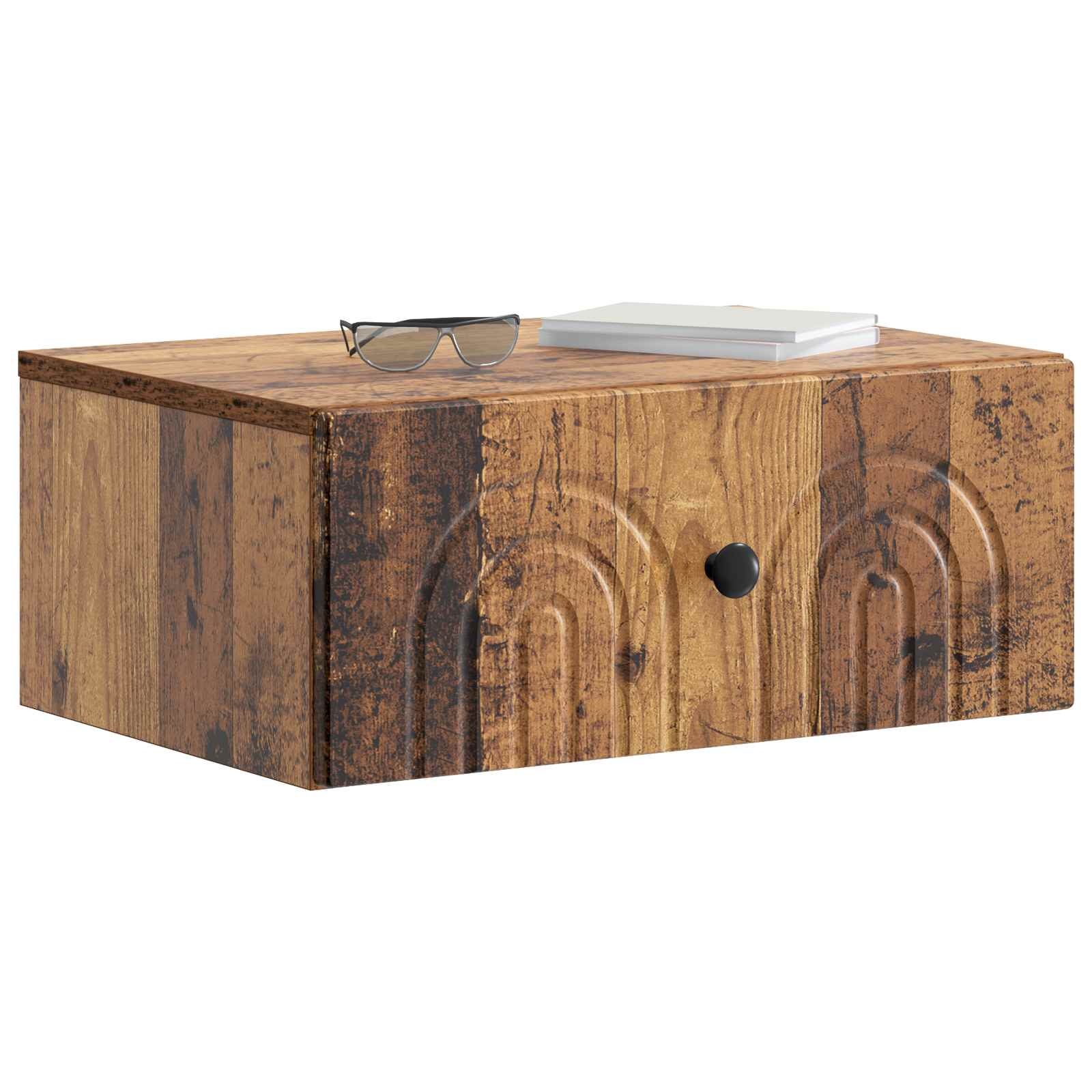 Cabinet de chevet mural 2 pcs Bois ancien 49 x 34,5 x 20 cm - XIOS