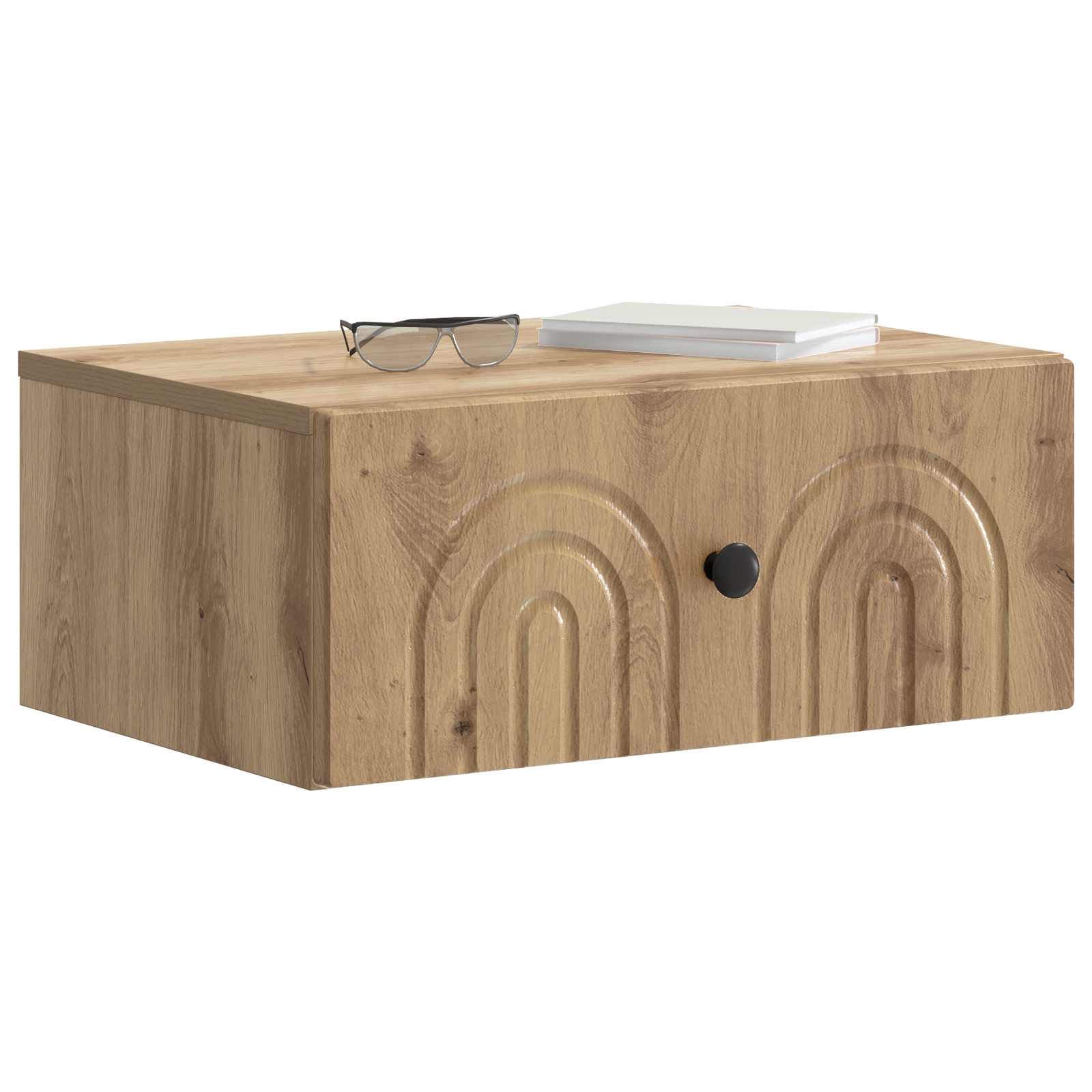 Cabinet de chevet mural 2 pcs Chêne artisanal 49 x 34,5 x 20 cm - XIOS