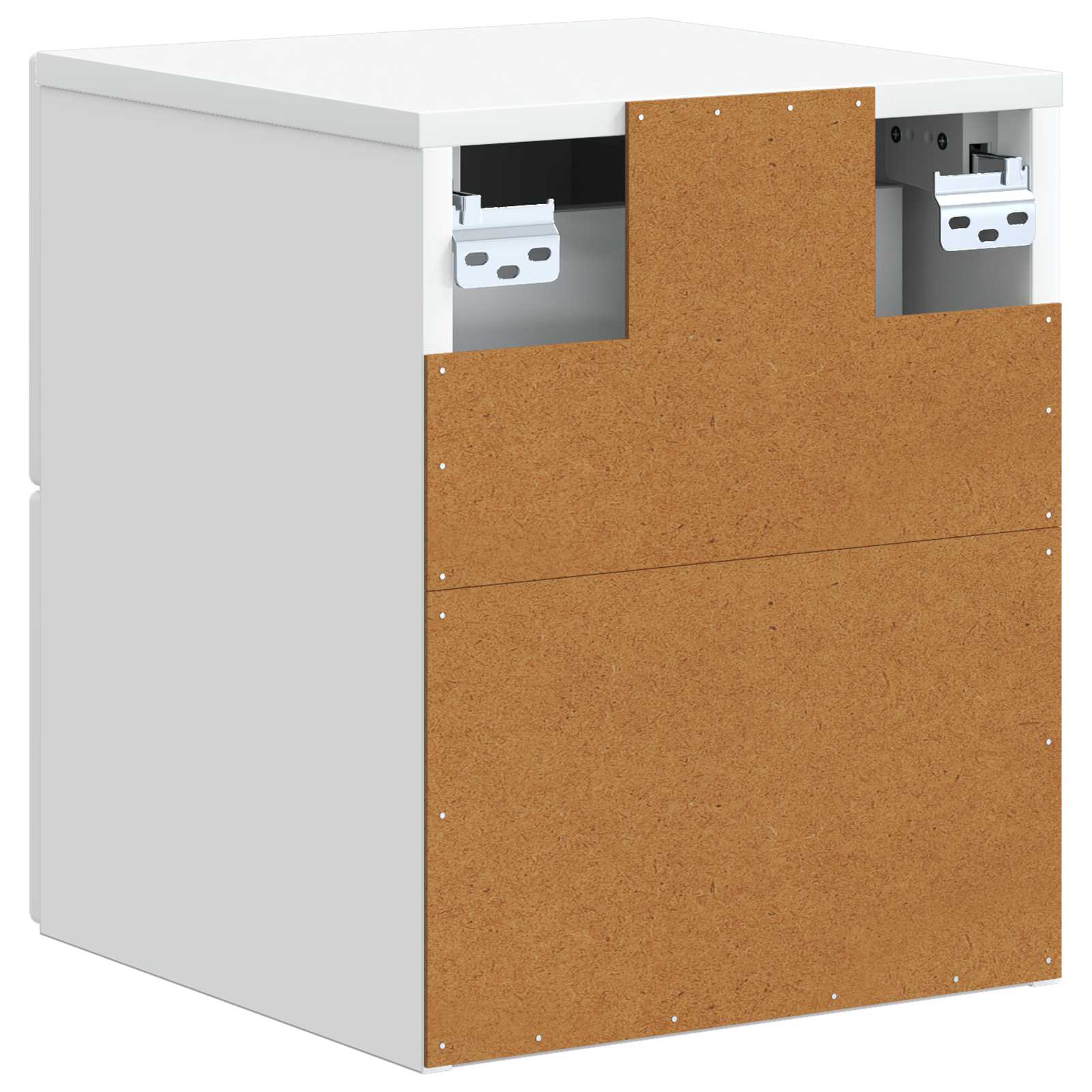 Cabinet de chevet mural 2 pcs Blanc 33 x 34,5 x 40 cm - XIOS