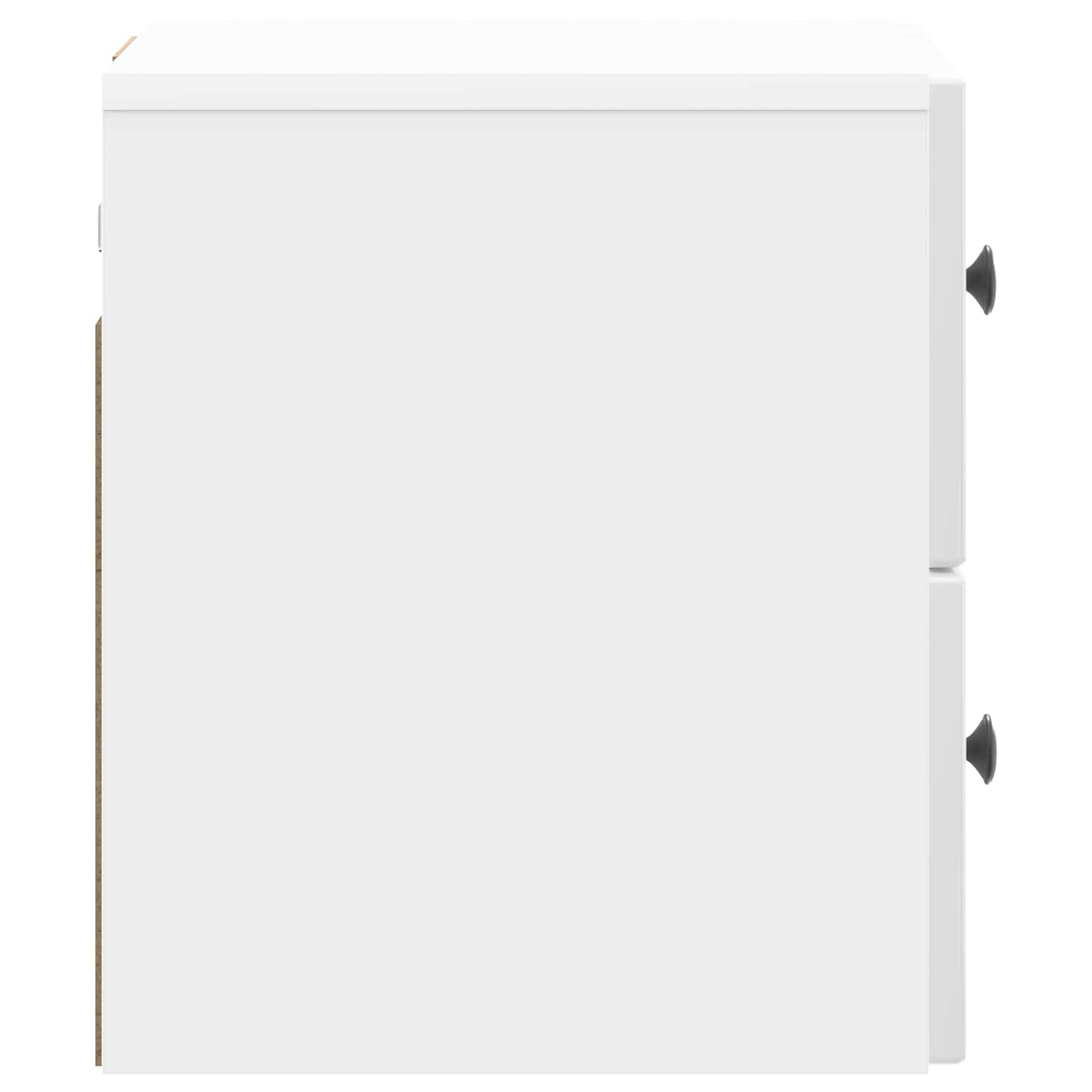 Cabinet de chevet mural 2 pcs Blanc brillant 33 x 34,5 x 40 cm - XIOS